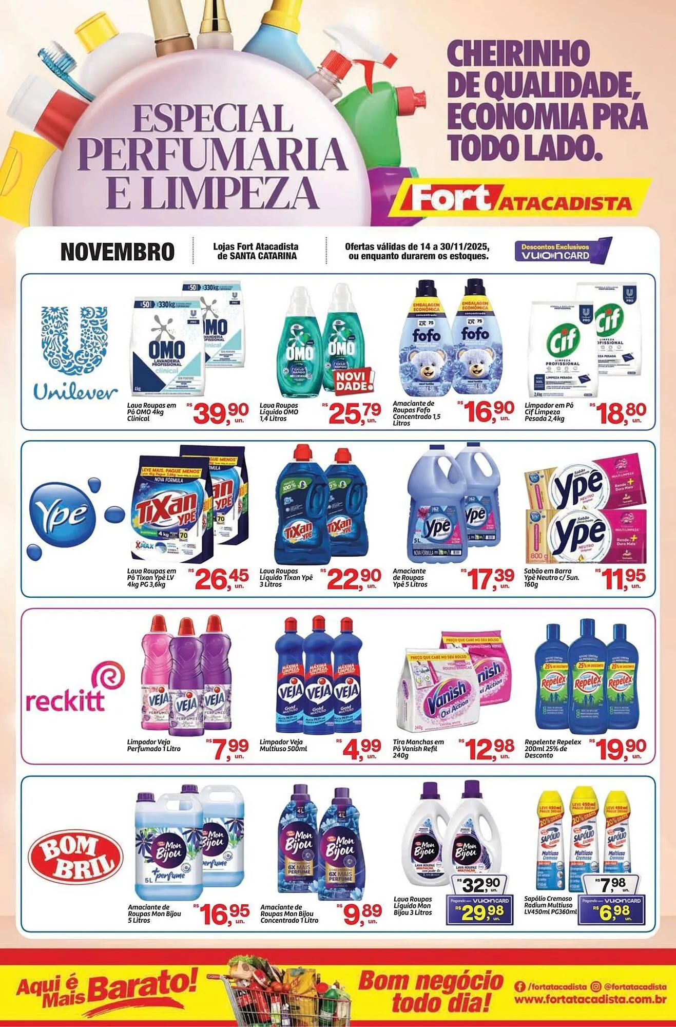 Encarte de Tabloide Fort Atacadista 14 de novembro até 30 de novembro 2025 - Pagina 1
