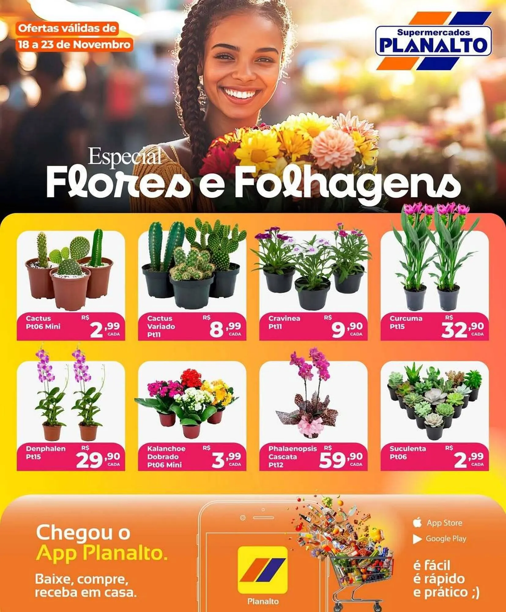 Encarte de Catálogo Supermercados Planalto 18 de novembro até 23 de novembro 2025 - Pagina 1