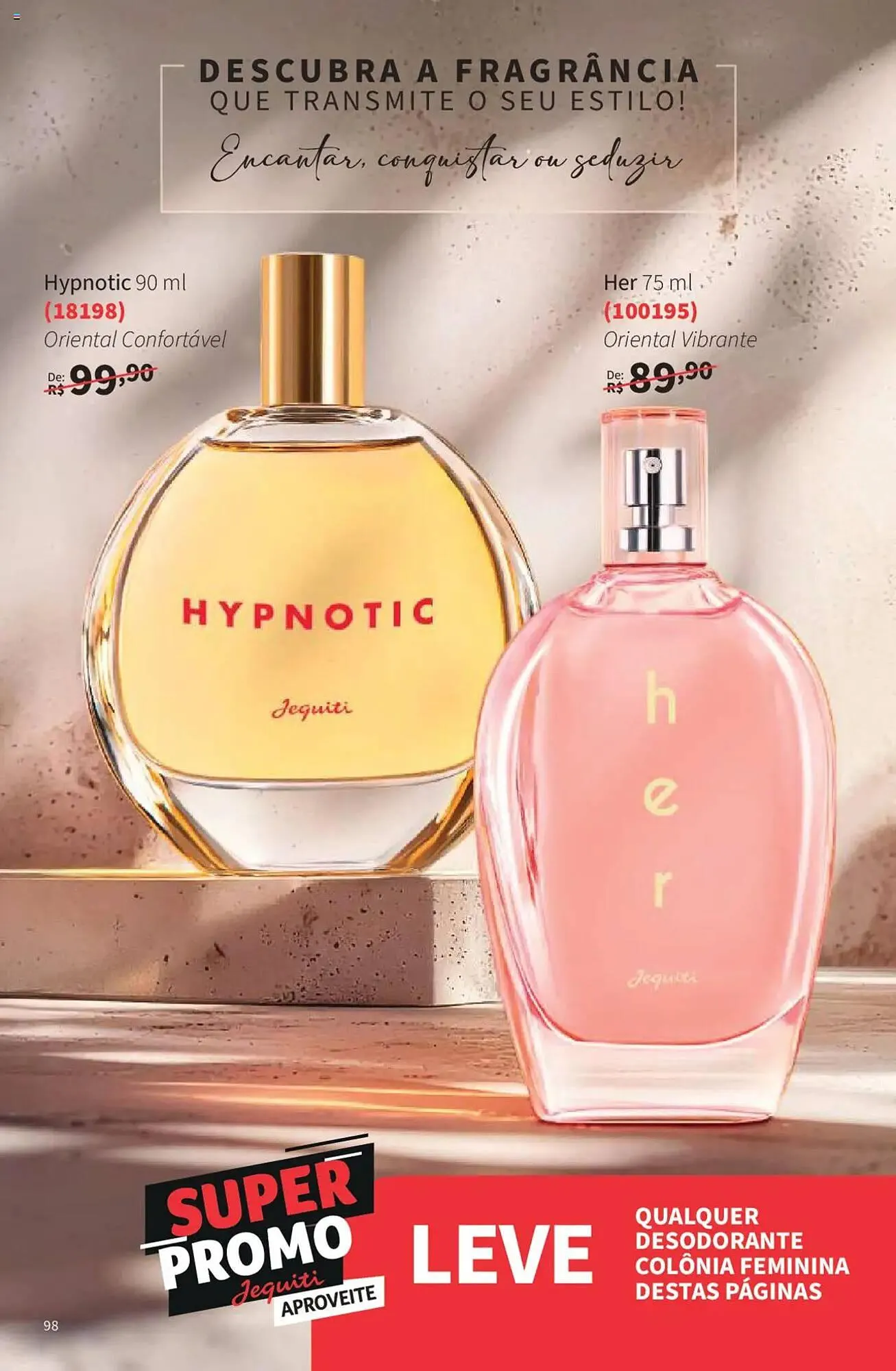 Encarte de Catálogo Jequiti 17 de julho até 8 de agosto 2025 - Pagina 98