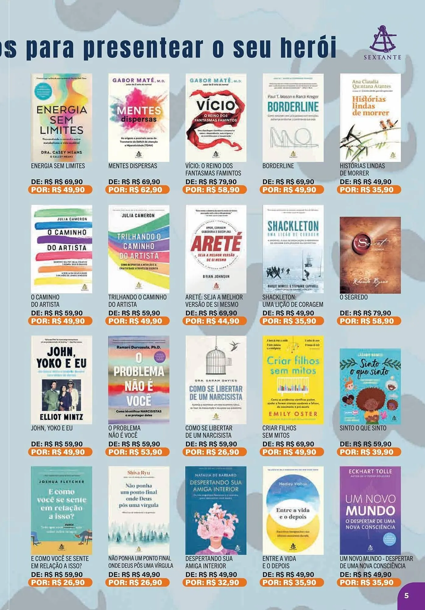 Encarte de Catálogo Livraria Leitura 1 de agosto até 30 de setembro 2025 - Pagina 5