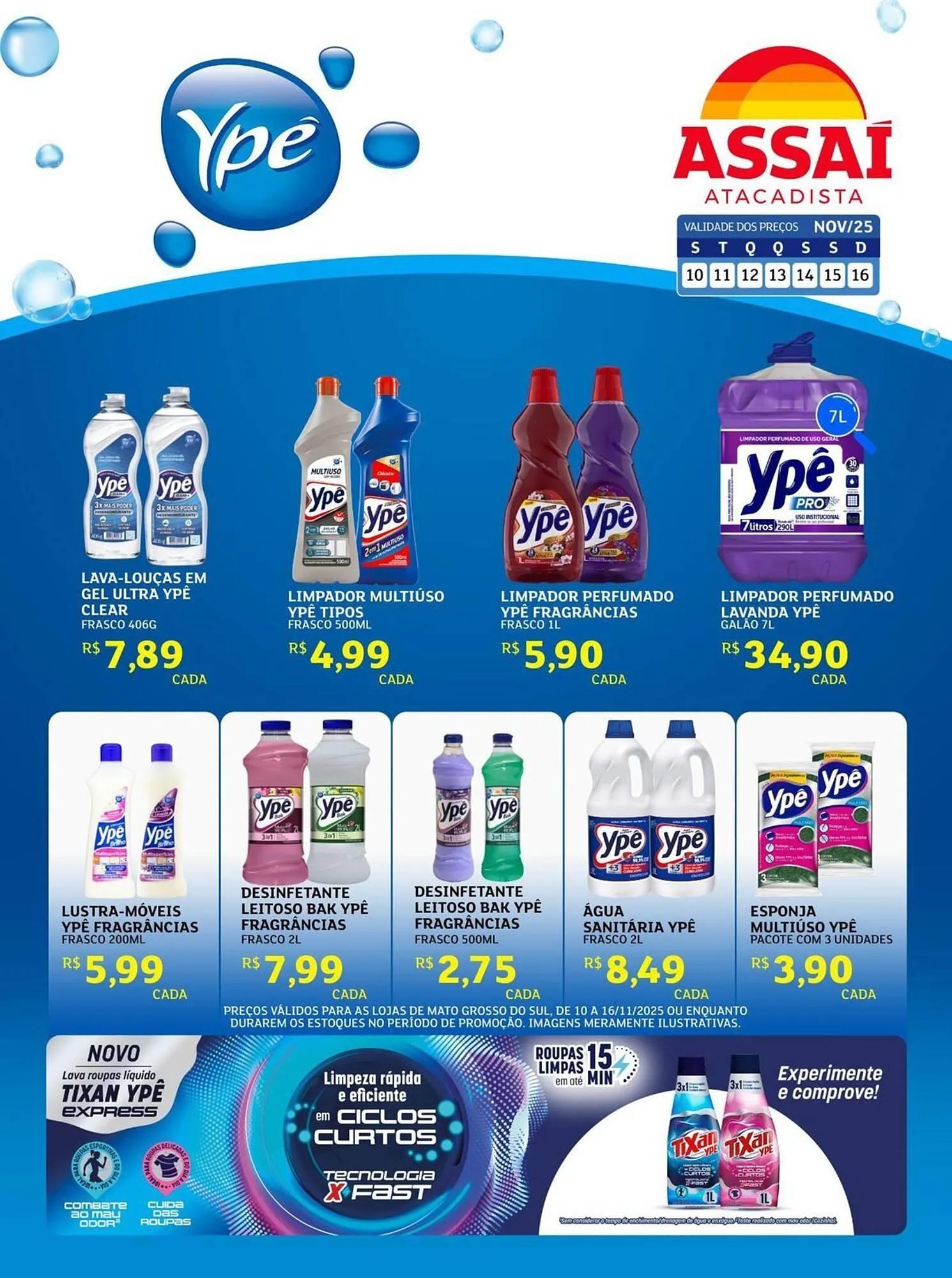 Encarte de Encarte Assaí Atacadista 10 de novembro até 16 de novembro 2025 - Pagina 1