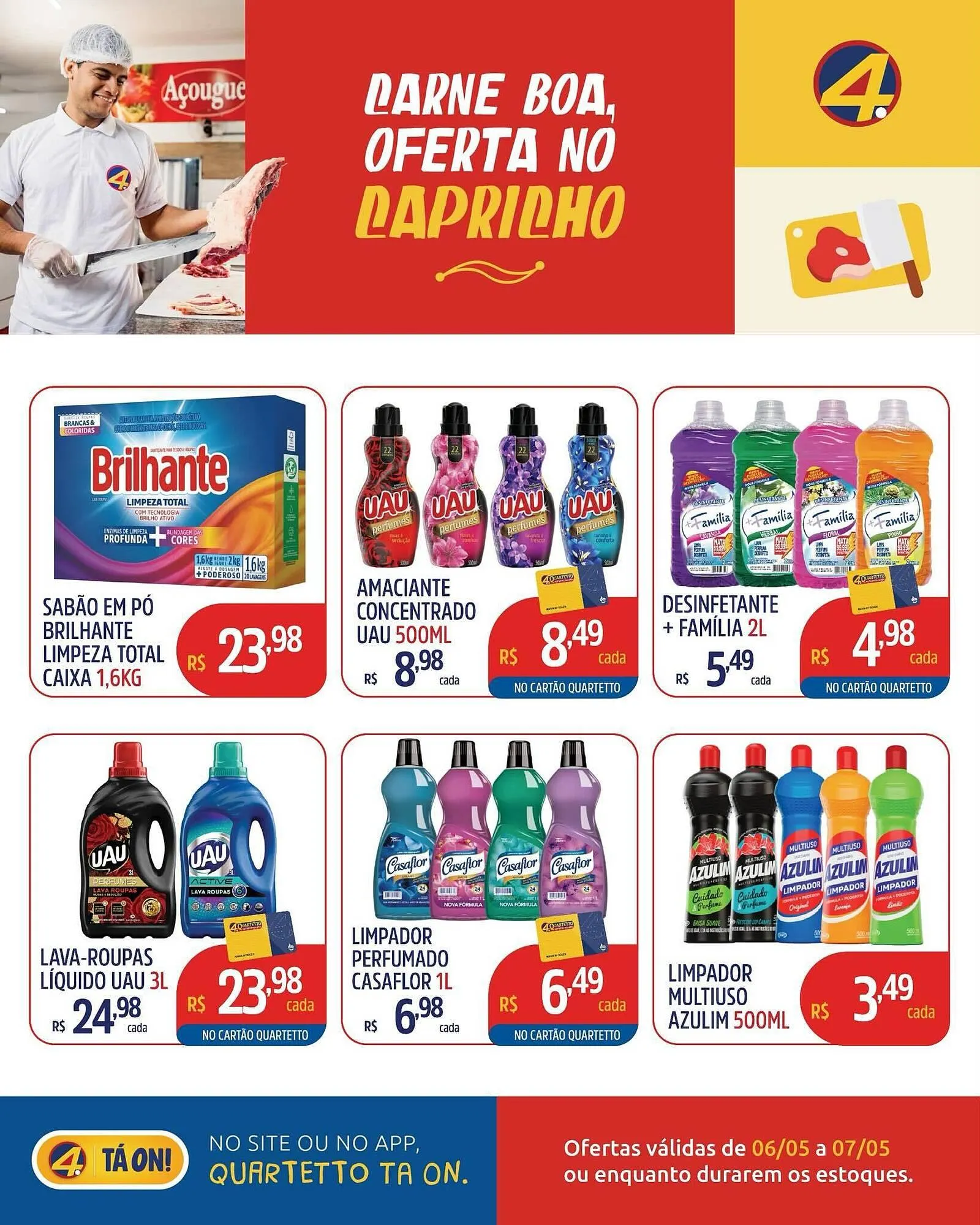 Encarte de Catálogo Quartetto Supermercados 6 de maio até 7 de maio 2026 - Pagina 7