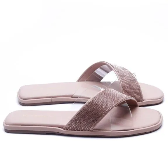 Tamanco Rasteiro Feminino Via Marte 23-20408