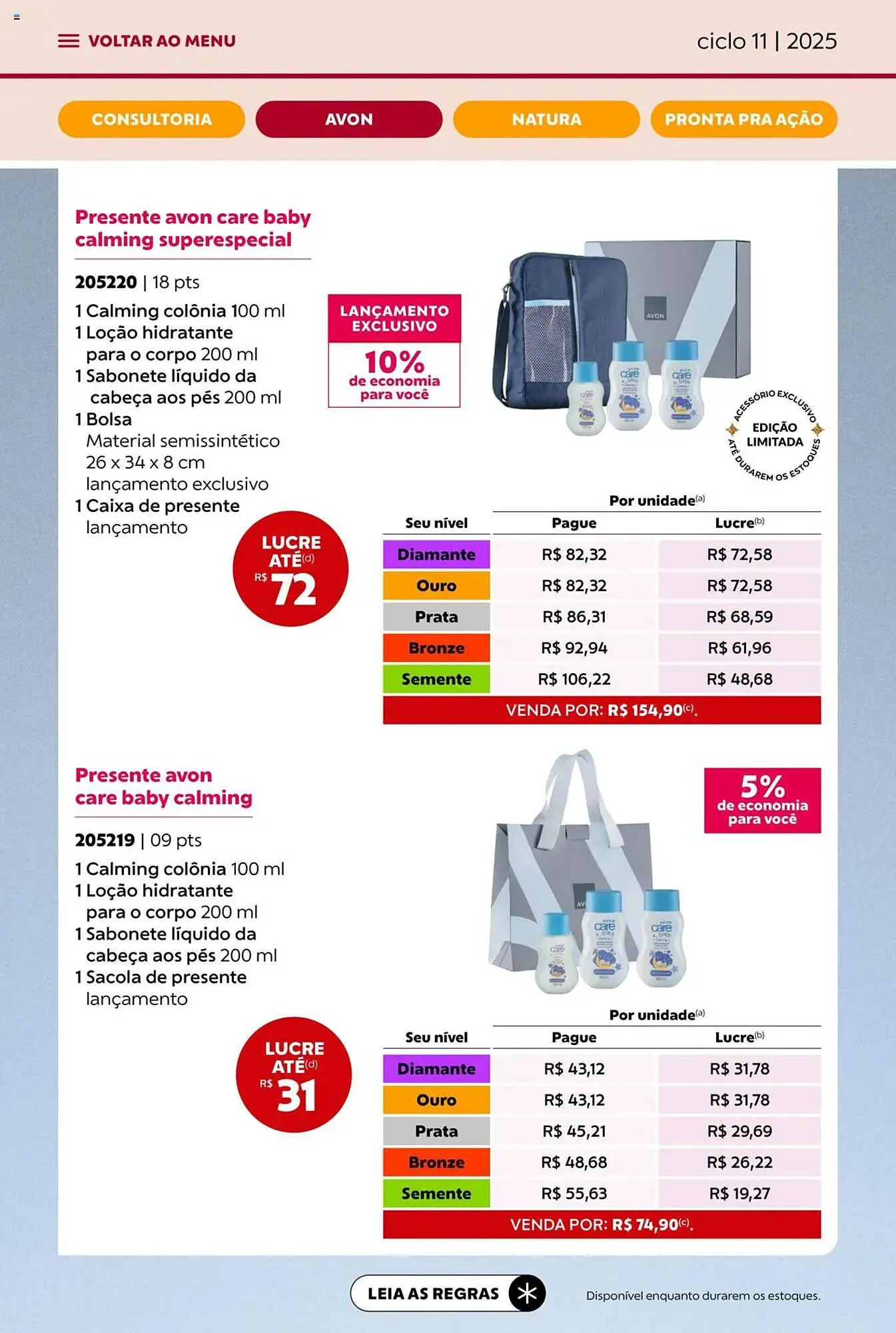 Encarte de Catálogo Avon 16 de junho até 8 de julho 2025 - Pagina 16