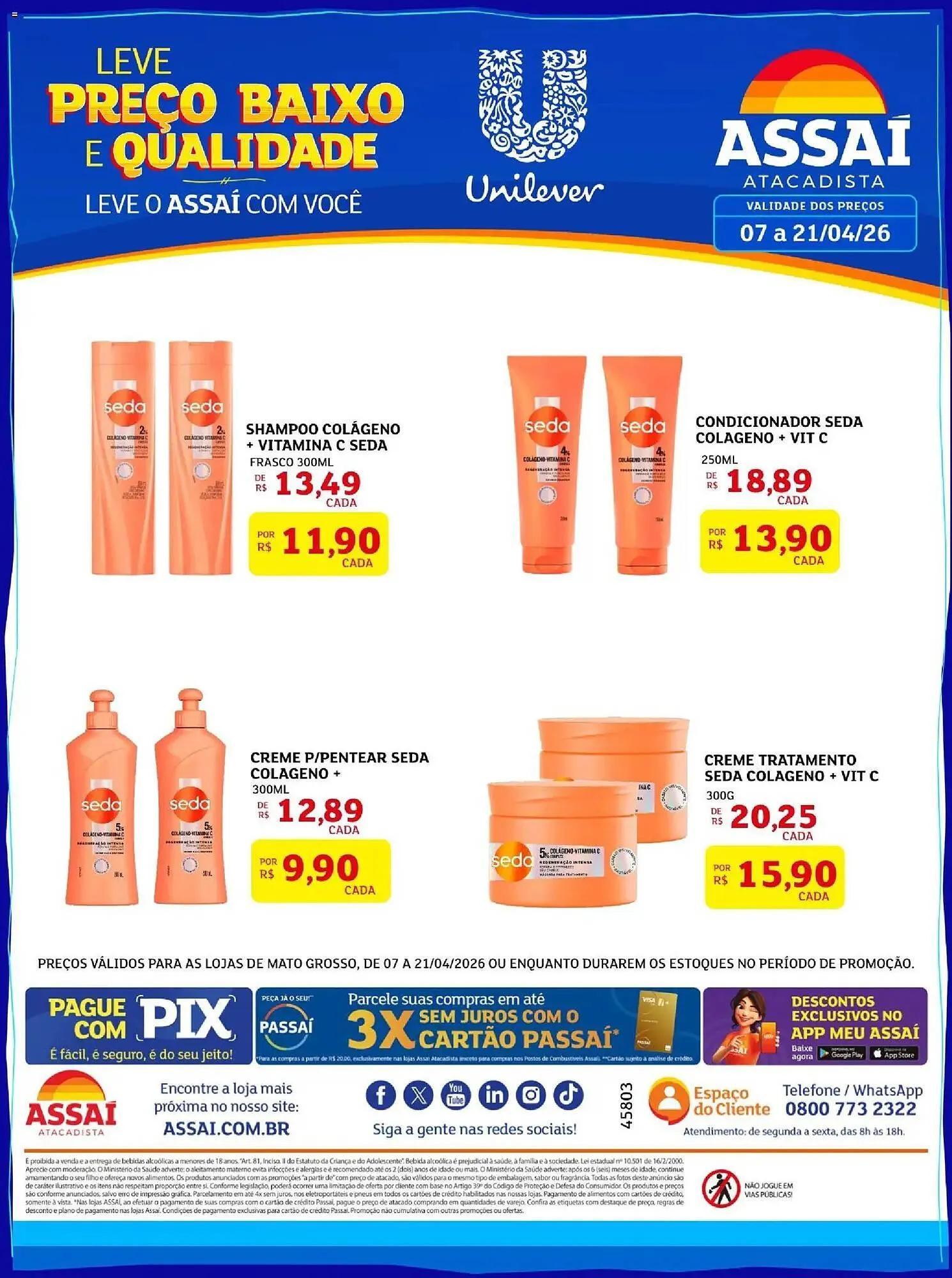 Encarte de Encarte Assaí Atacadista 7 de abril até 21 de abril 2026 - Pagina 1