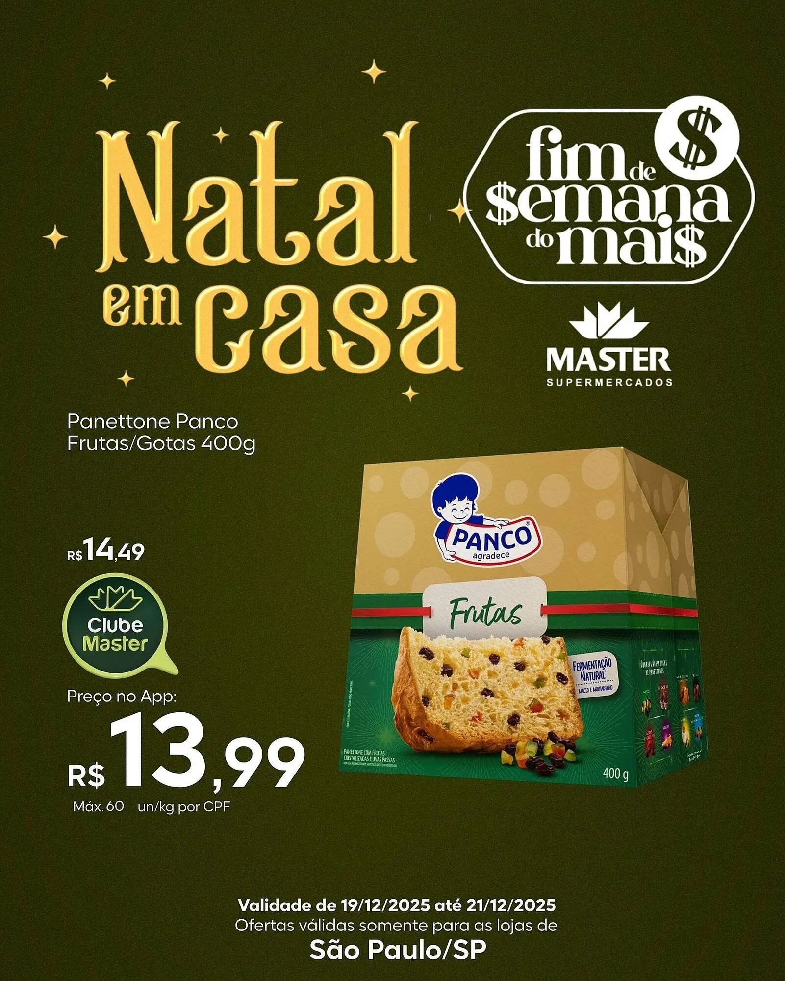 Encarte de Folheto Master Supermercados 19 de dezembro até 21 de dezembro 2025 - Pagina 2