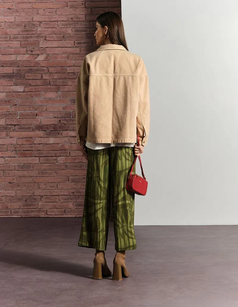 Camisa Ampla Botões - Off White