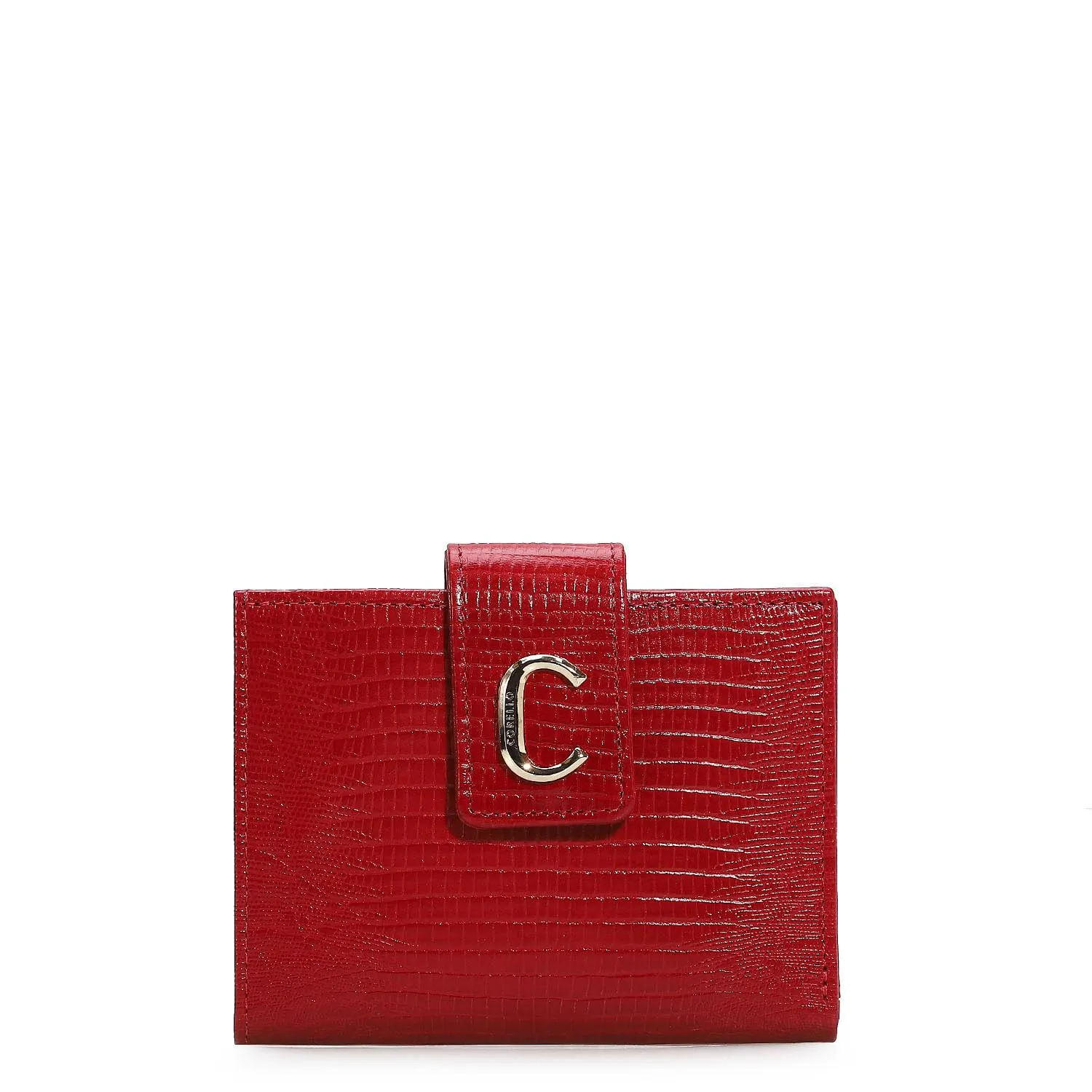 Carteira Lezard Vermelho
