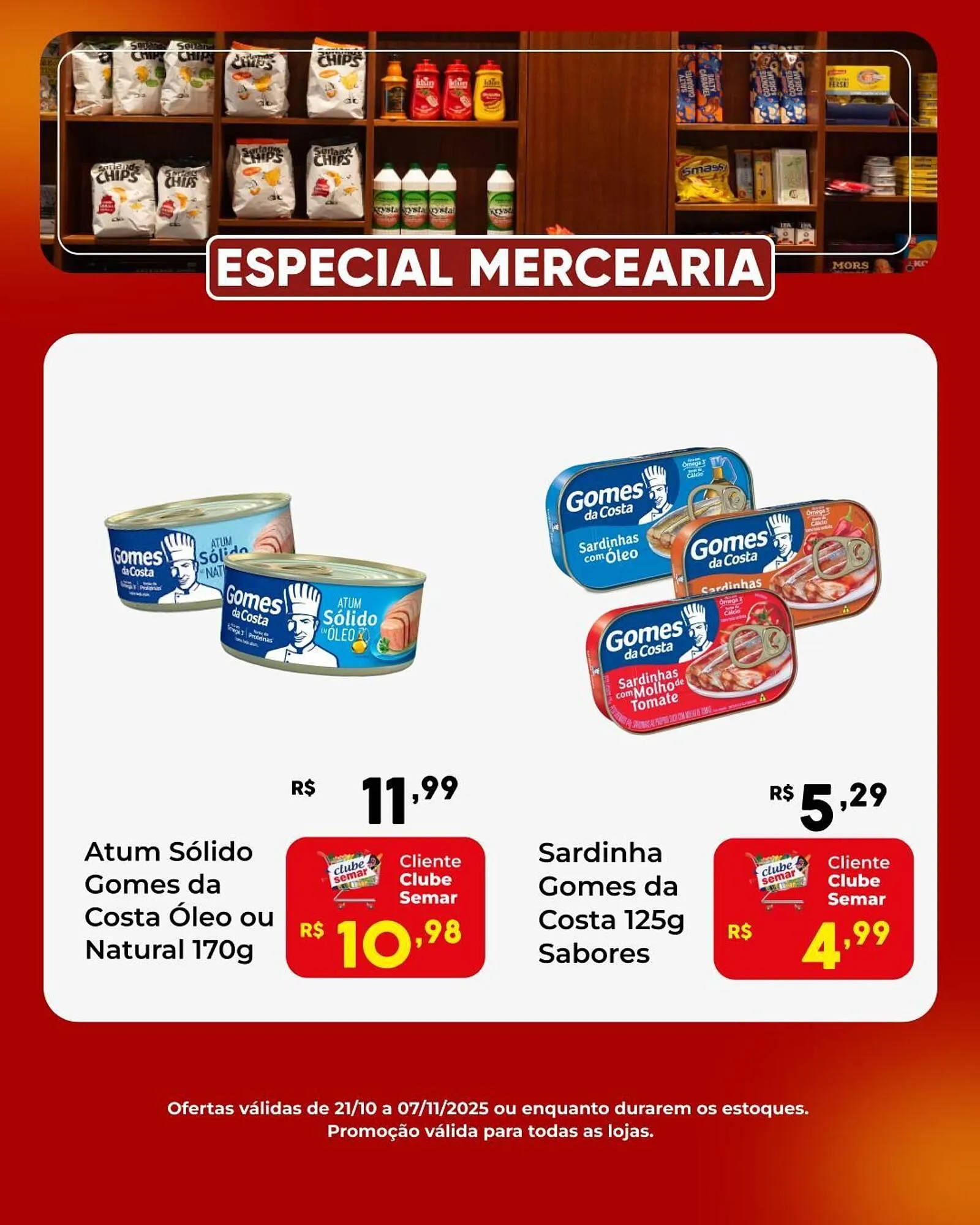 Encarte de Folheto Semar Supermercado 26 de outubro até 7 de novembro 2025 - Pagina 3