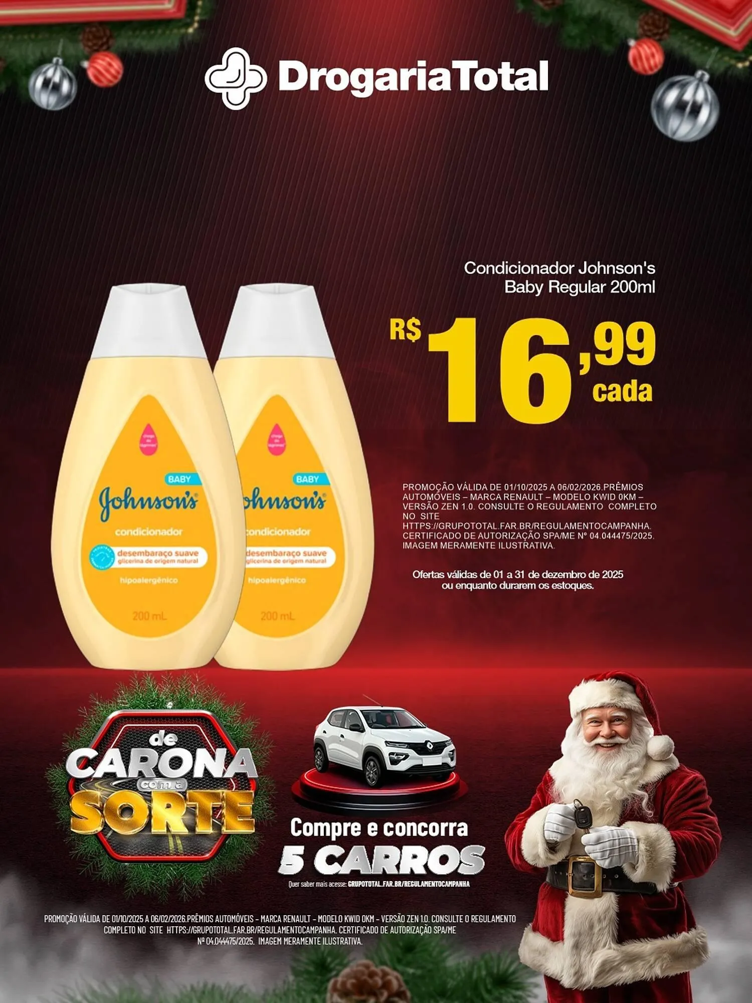 Encarte de Catálogo Drogaria Total 15 de dezembro até 31 de dezembro 2025 - Pagina 1