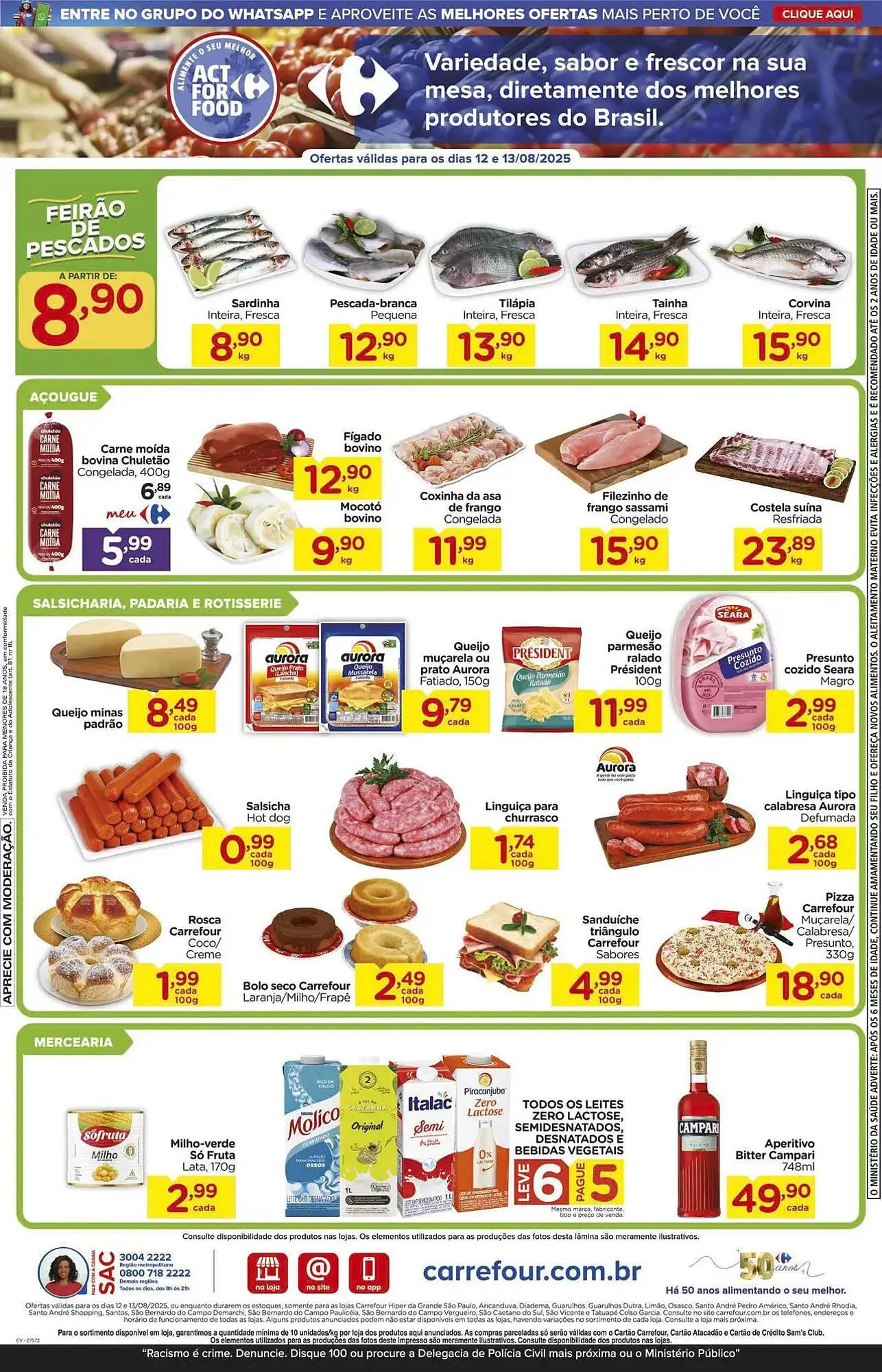Encarte de Catálogo Carrefour 12 de agosto até 13 de agosto 2025 - Pagina 2