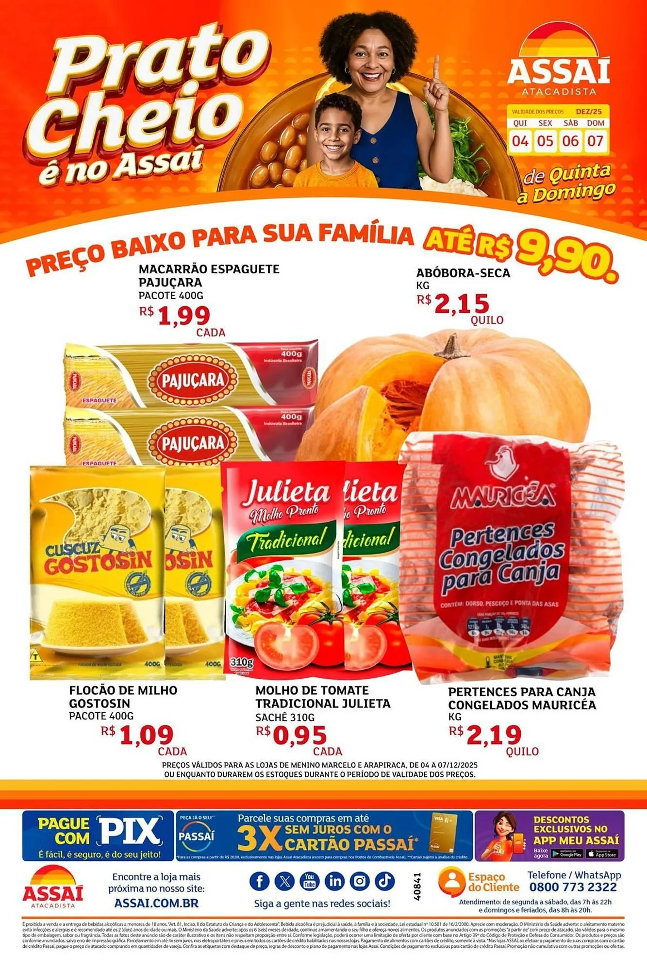 Encarte de Encarte Assaí Atacadista 4 de dezembro até 7 de dezembro 2025 - Pagina 1