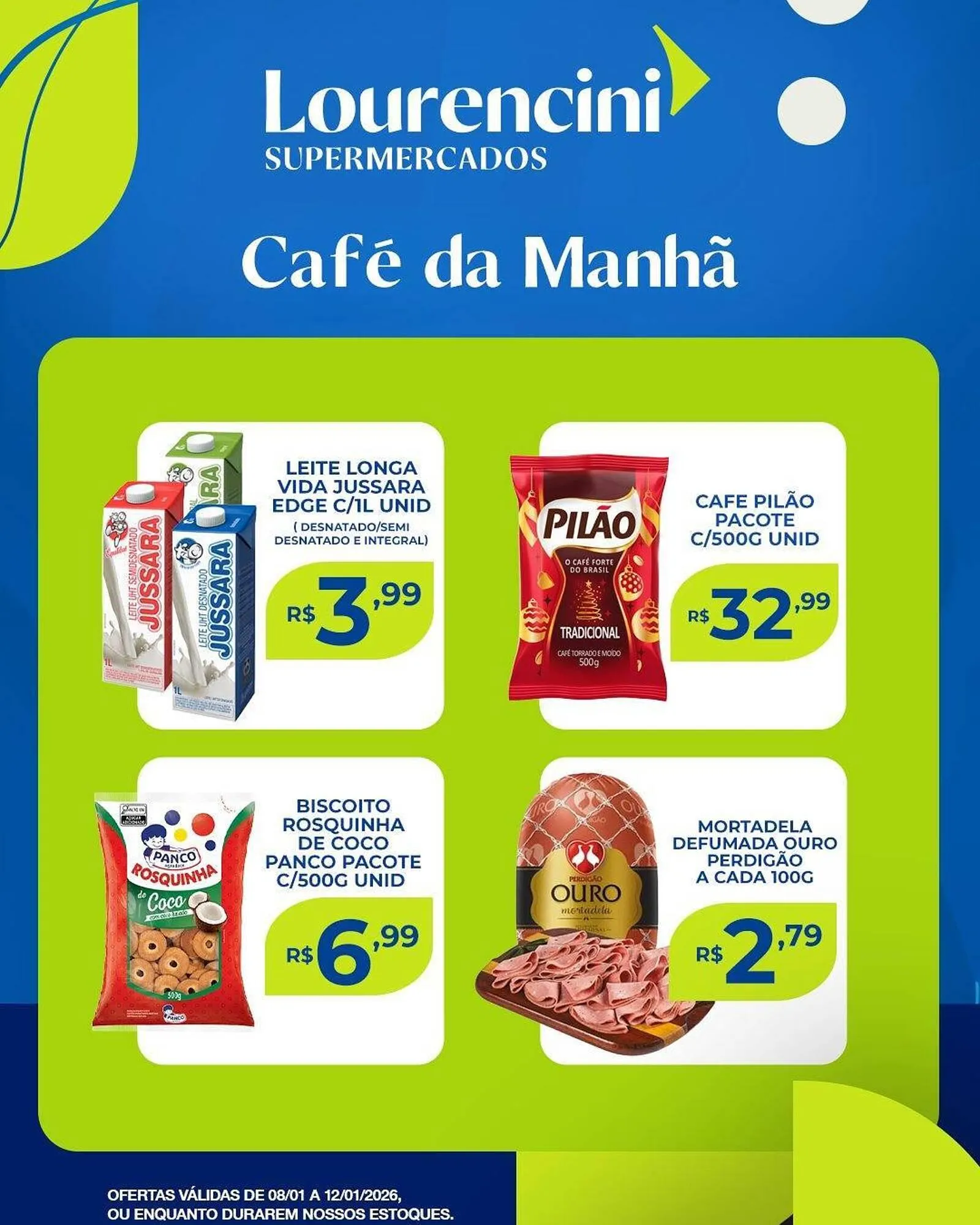 Encarte de Catálogo Lourencini Supermercados 9 de janeiro até 12 de janeiro 2026 - Pagina 4