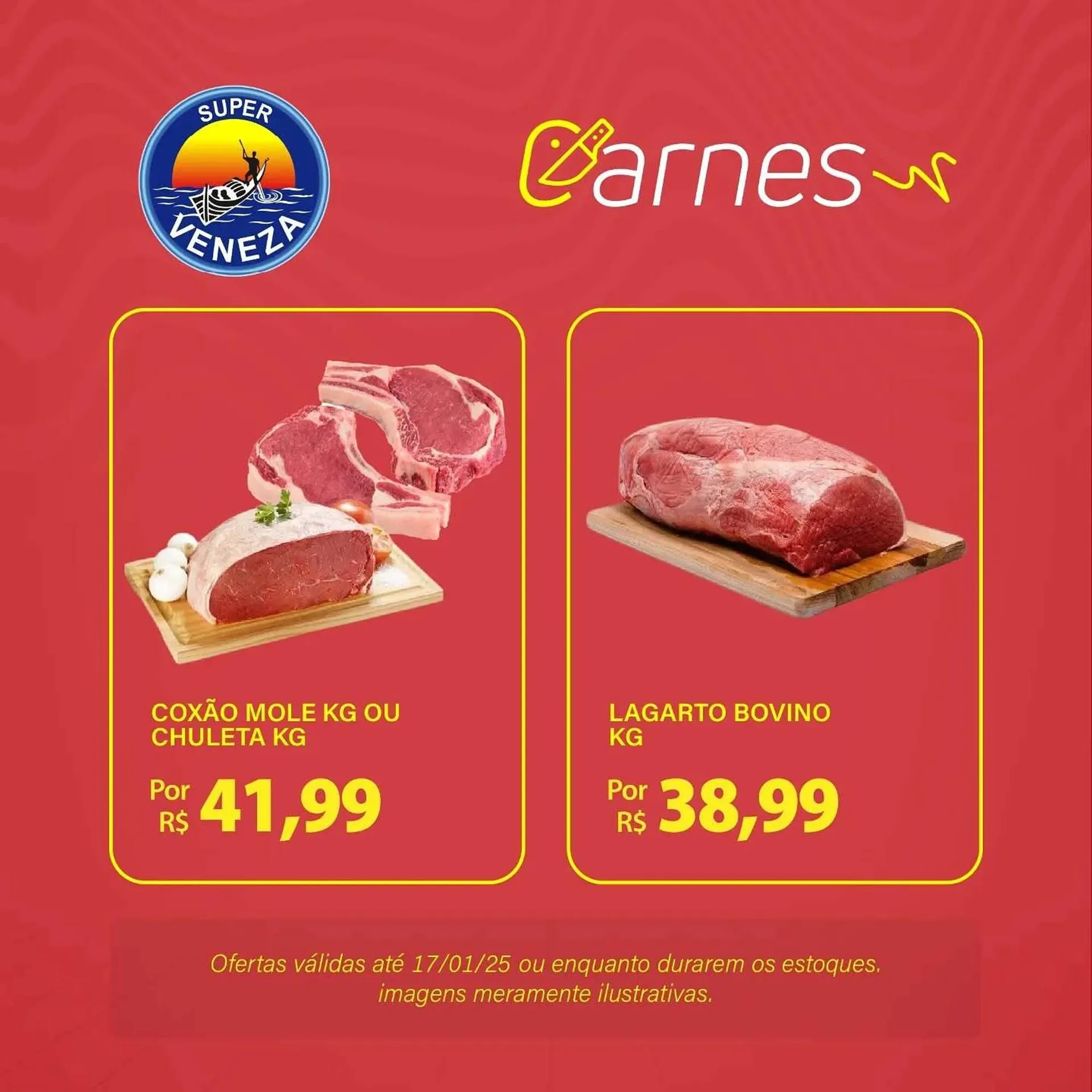 Encarte de Catálogo Super Veneza 16 de janeiro até 17 de janeiro 2025 - Pagina 1
