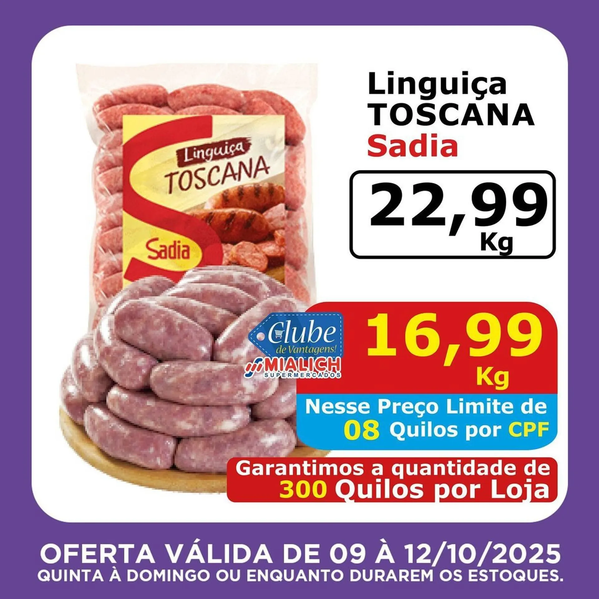 Encarte de Catálogo Mialich Supermercados 9 de outubro até 12 de outubro 2025 - Pagina 3