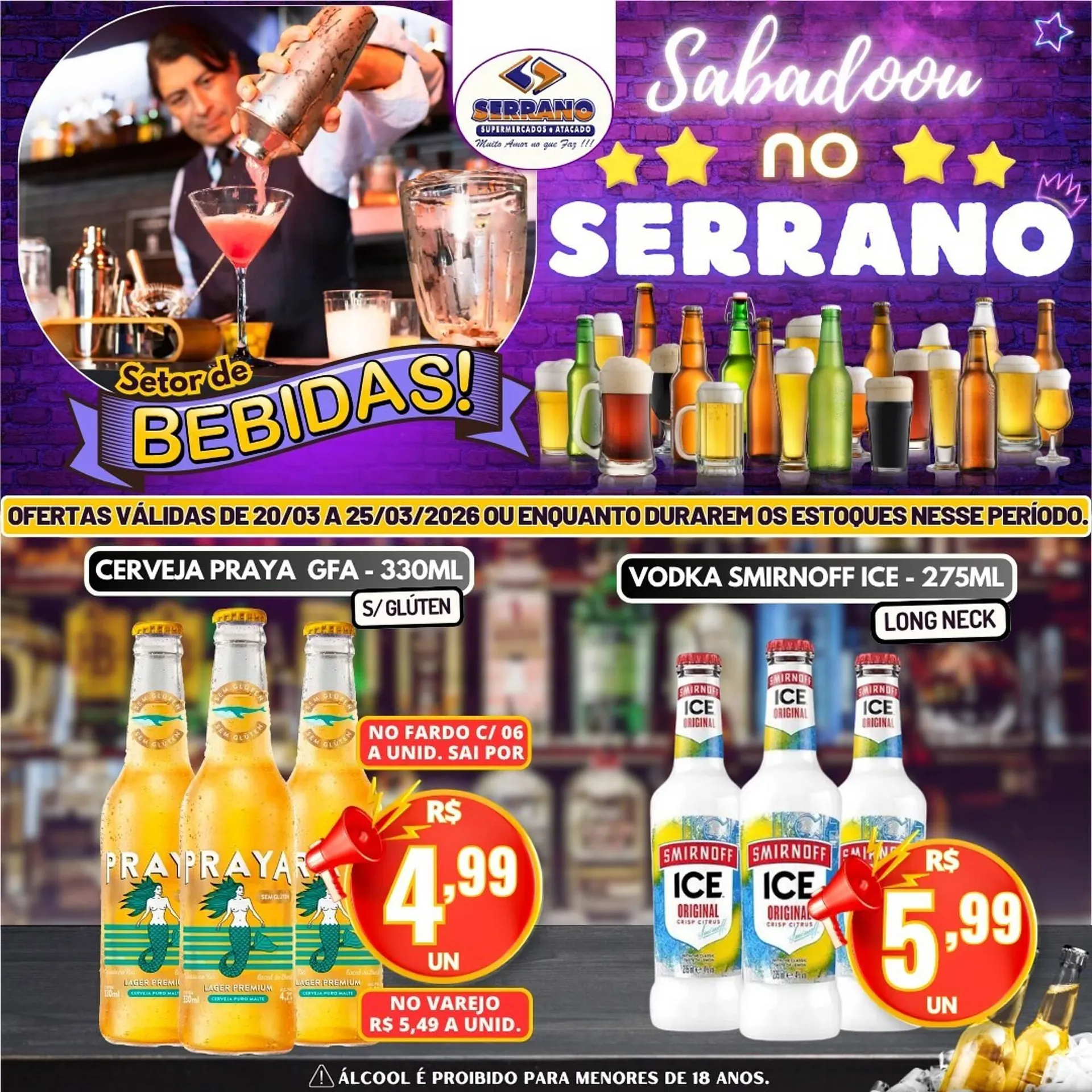 Encarte de Catálogo Serrano Supermercado 21 de março até 25 de março 2026 - Pagina 4