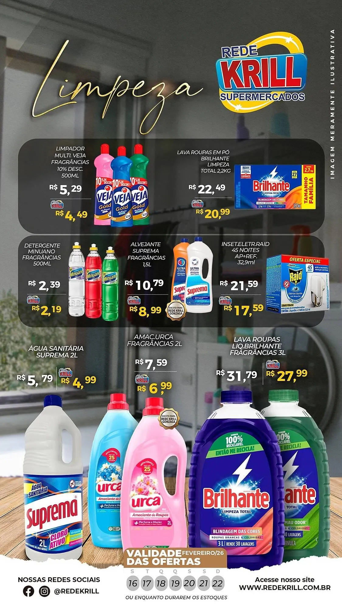 Encarte de Folheto Rede Krill 16 de fevereiro até 22 de fevereiro 2026 - Pagina 2