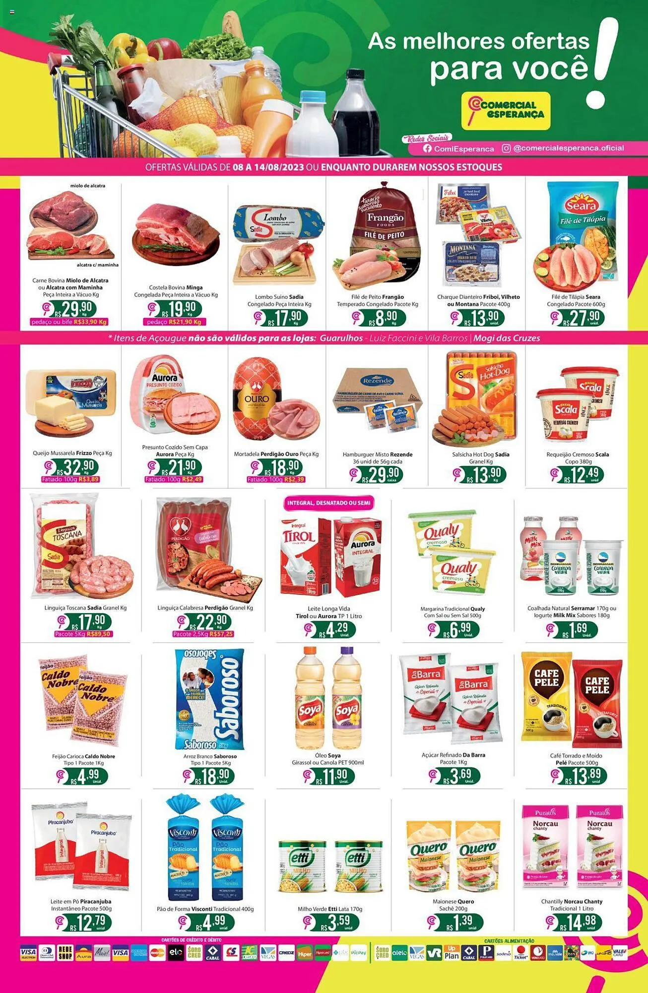 Encarte de Catálogo Comercial Esperança 8 de agosto até 14 de agosto 2023 - Pagina 1