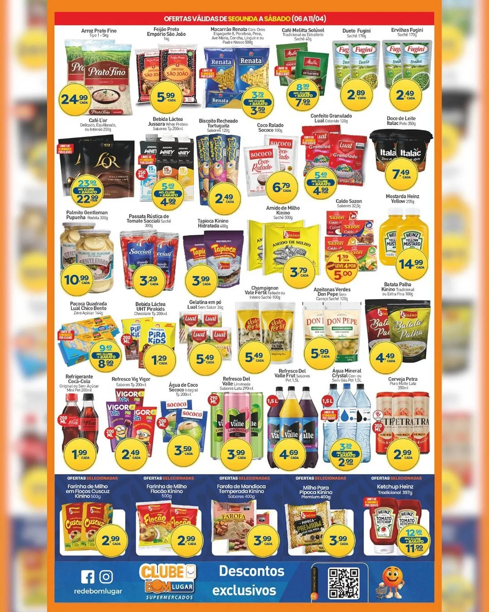 Encarte de Folheto Rede Bom Lugar 6 de abril até 12 de abril 2026 - Pagina 3