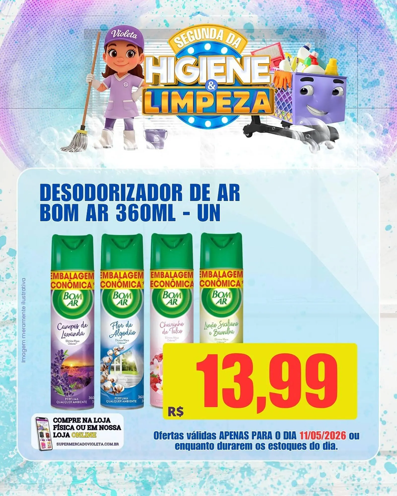 Encarte de Catálogo Violeta Supermercados 11 de maio até 11 de maio 2026 - Pagina 10