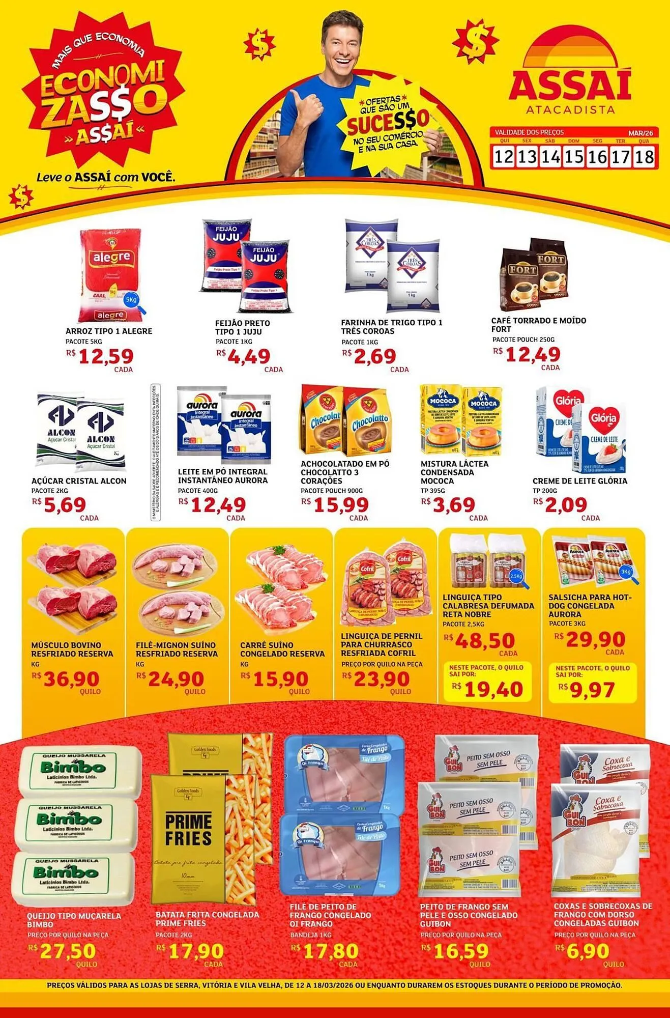 Encarte de Encarte Assaí Atacadista 12 de março até 18 de março 2026 - Pagina 1