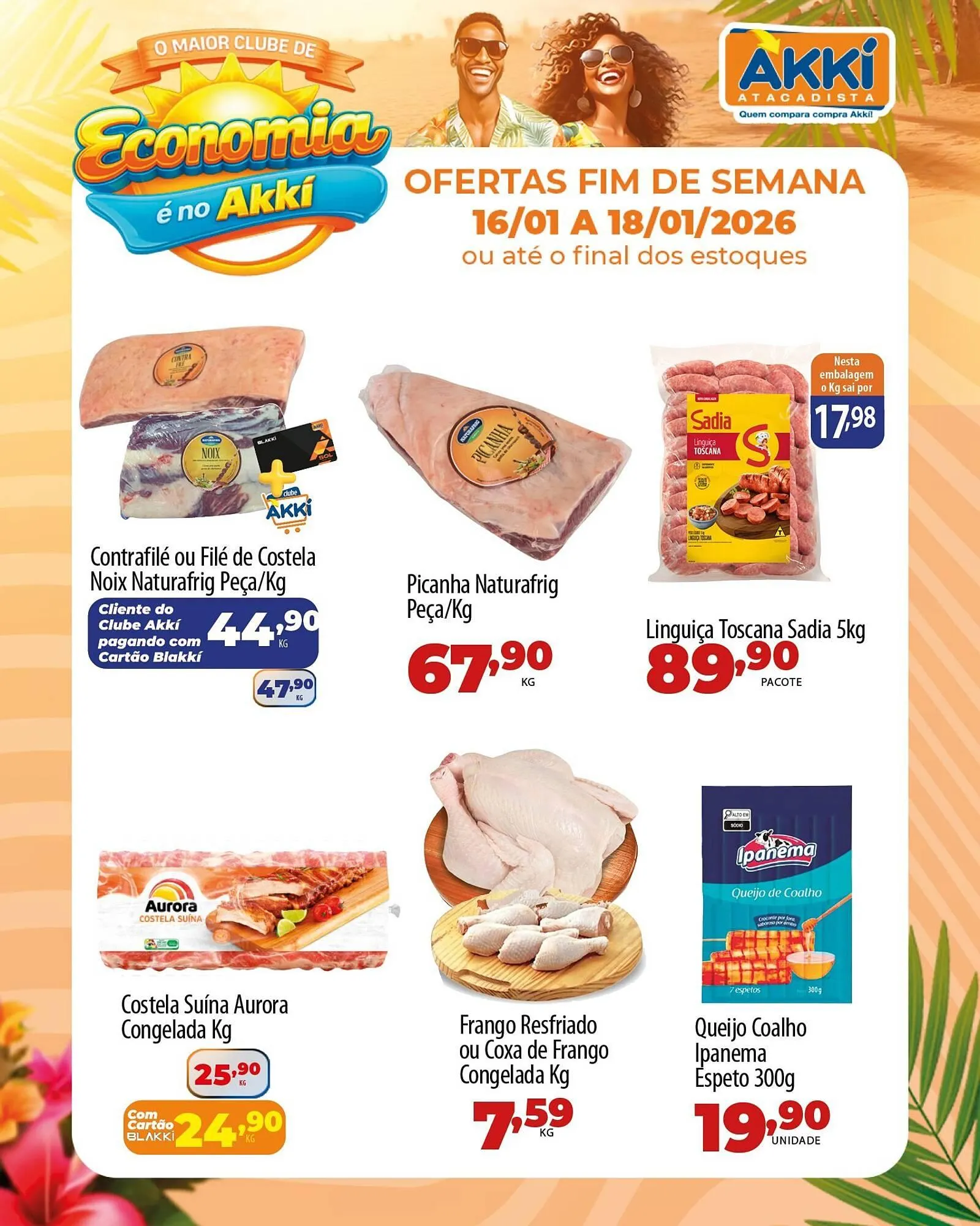 Encarte de Folheto Akki Atacadista 16 de janeiro até 18 de janeiro 2026 - Pagina 1