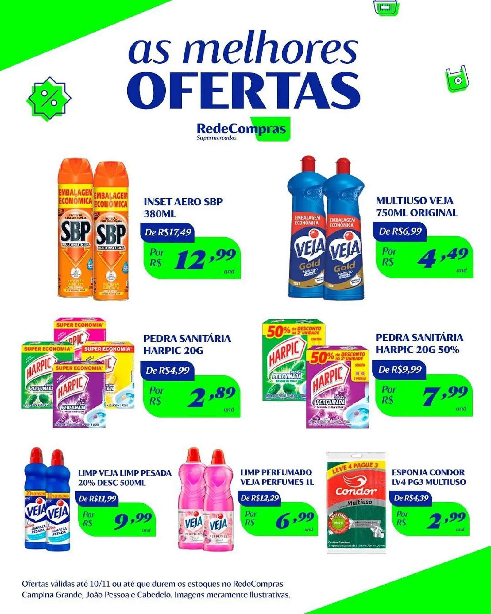 Encarte de Encarte Rede Compras 6 de novembro até 10 de novembro 2025 - Pagina 1