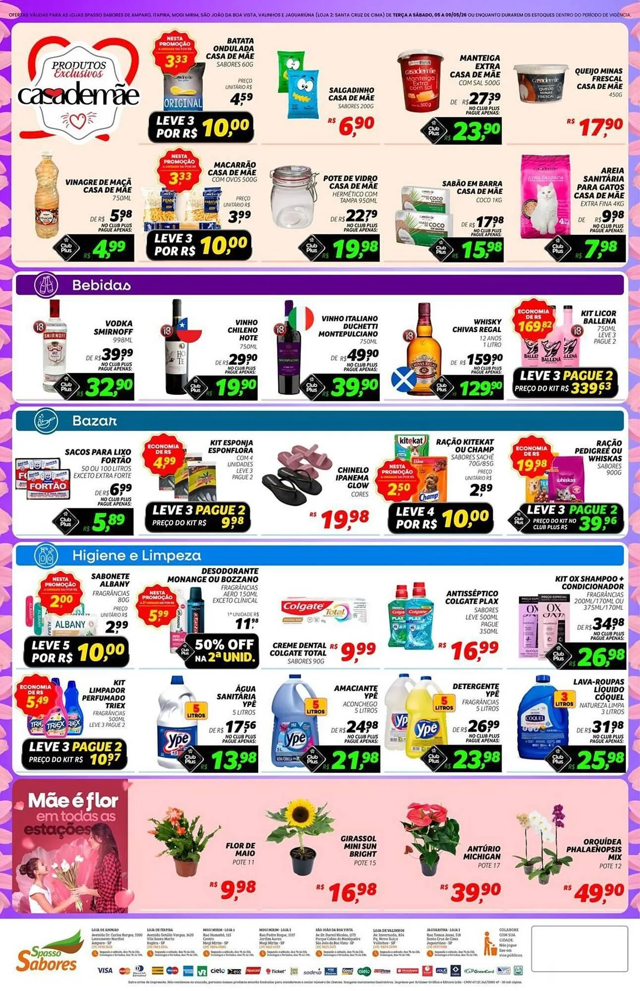 Encarte de Folheto Spasso Sabores 1 de maio até 27 de maio 2026 - Pagina 8