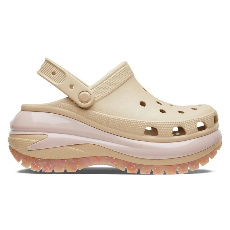 Sandália Crocs Classic Mega Crush Clog CHAI/MULTI