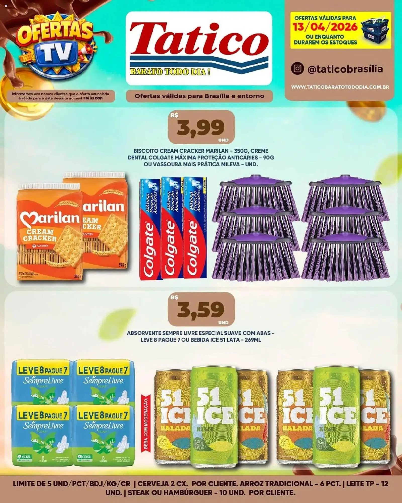 Encarte de Tabloide Tatico 14 de abril até 14 de abril 2026 - Pagina 13