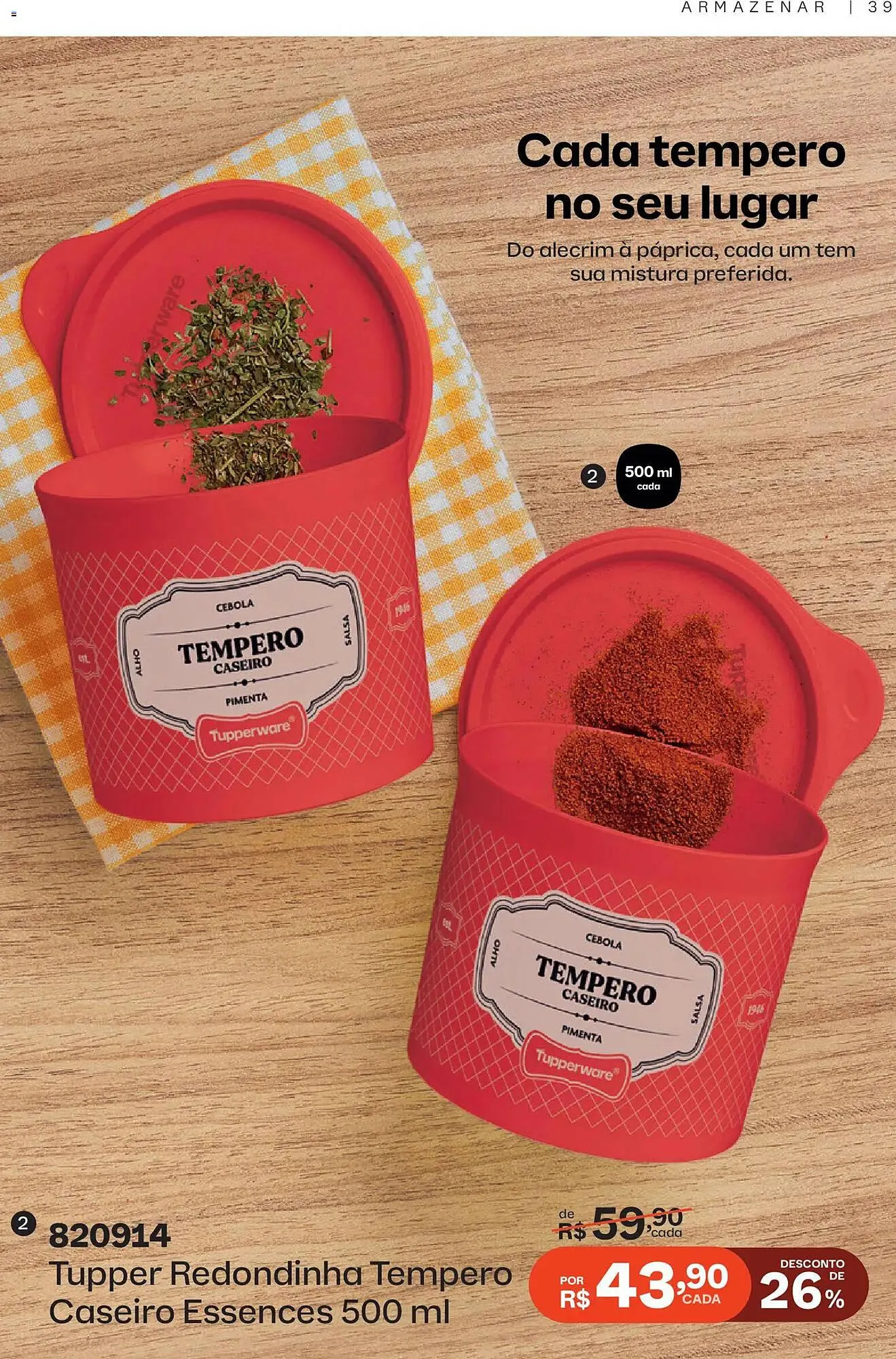 Encarte de Catálogo Tupperware 1 de dezembro até 1 de janeiro 2026 - Pagina 39