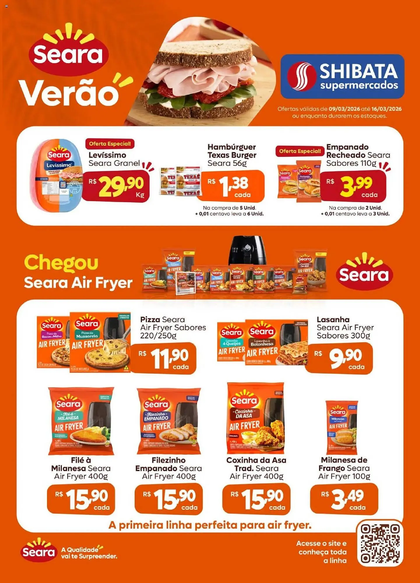 Encarte de Folheto Shibata Supermercados 9 de março até 16 de março 2026 - Pagina 1