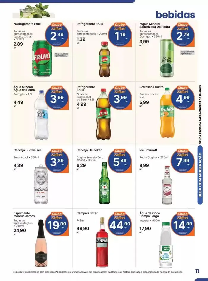 Encarte de Encarte Comercial Zaffari 6 de dezembro até 15 de dezembro 2024 - Pagina 11