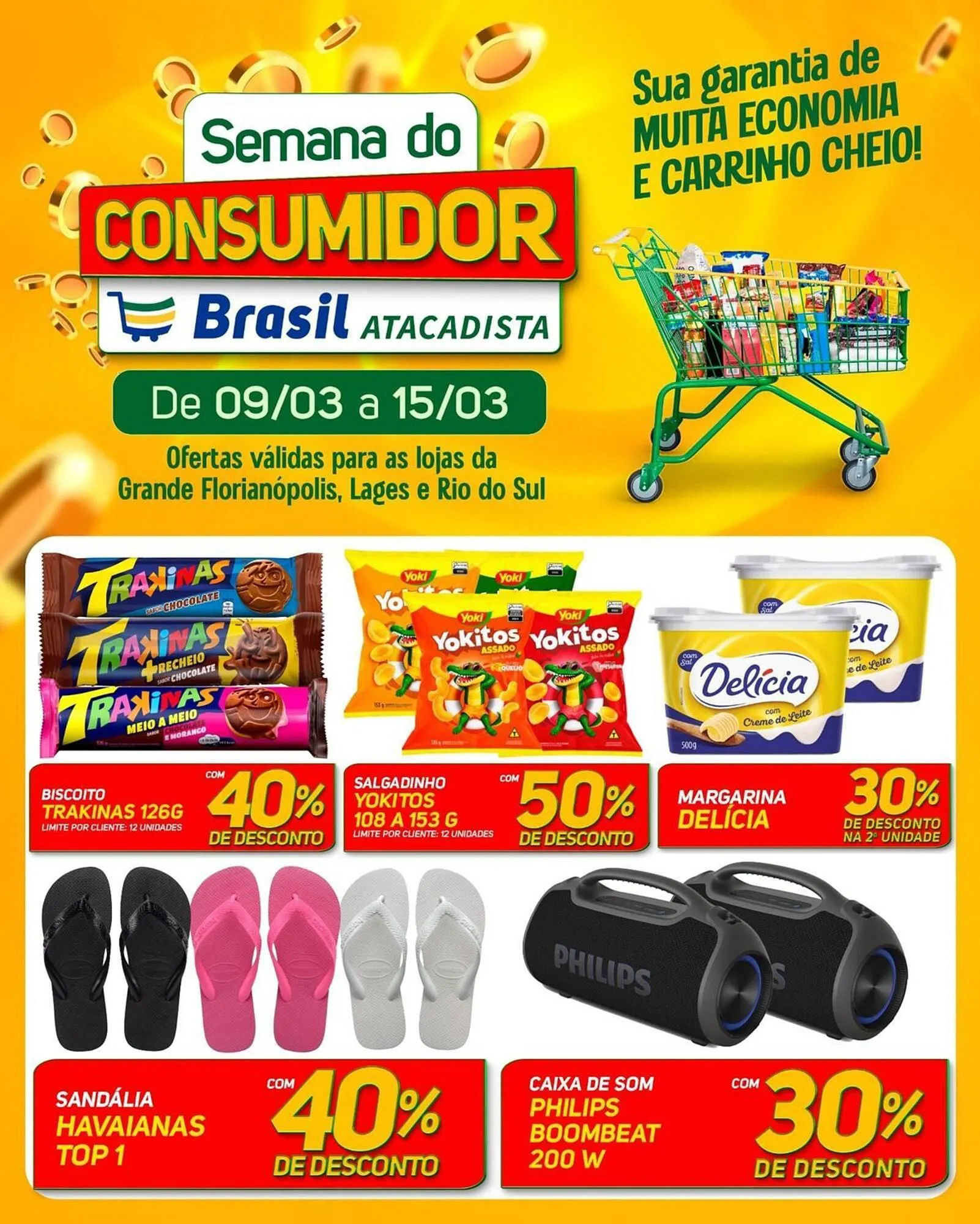 Encarte de Catálogo Brasil Atacadista 9 de março até 15 de março 2026 - Pagina 1