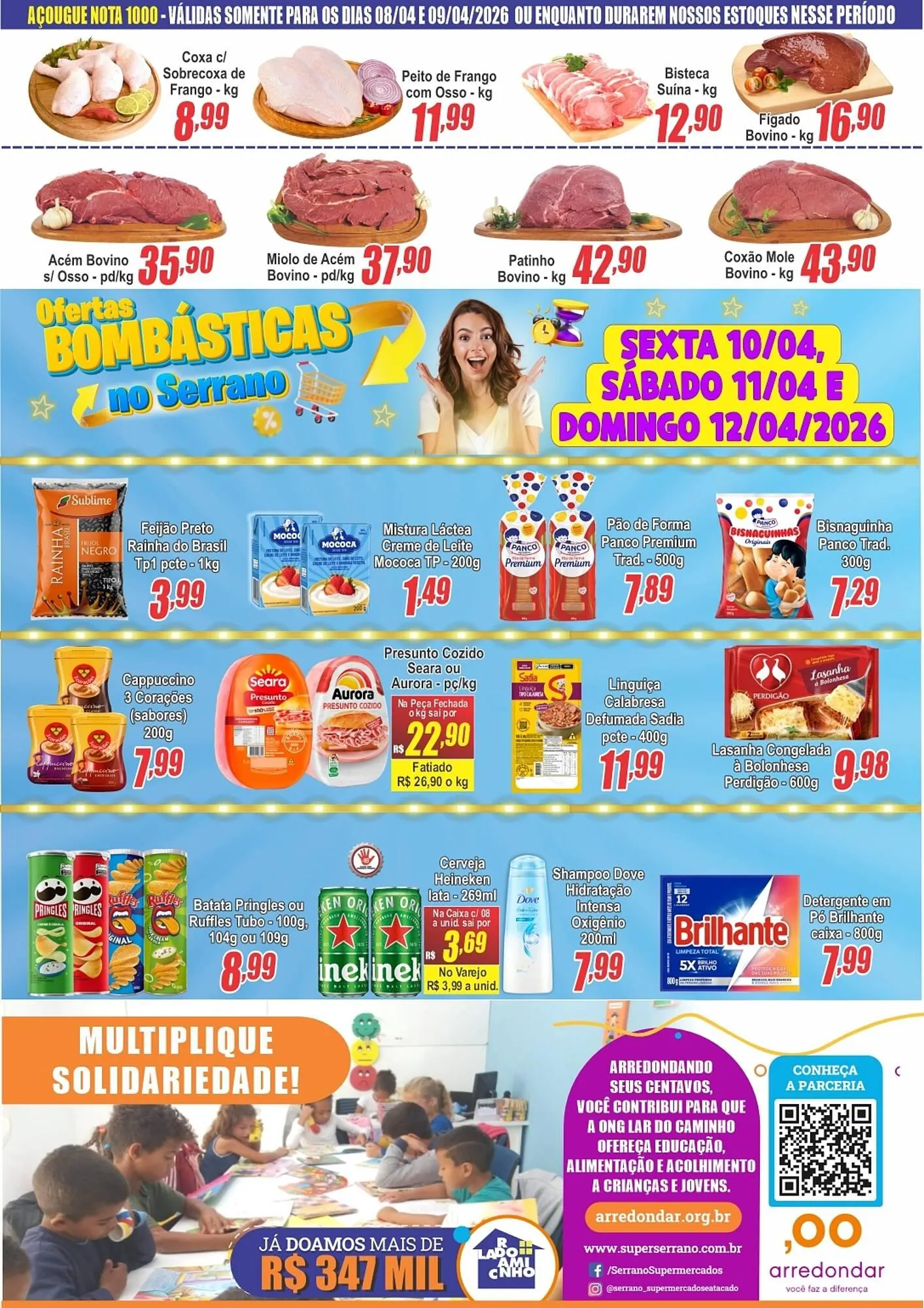 Encarte de Catálogo Serrano Supermercado 8 de abril até 14 de abril 2026 - Pagina 2