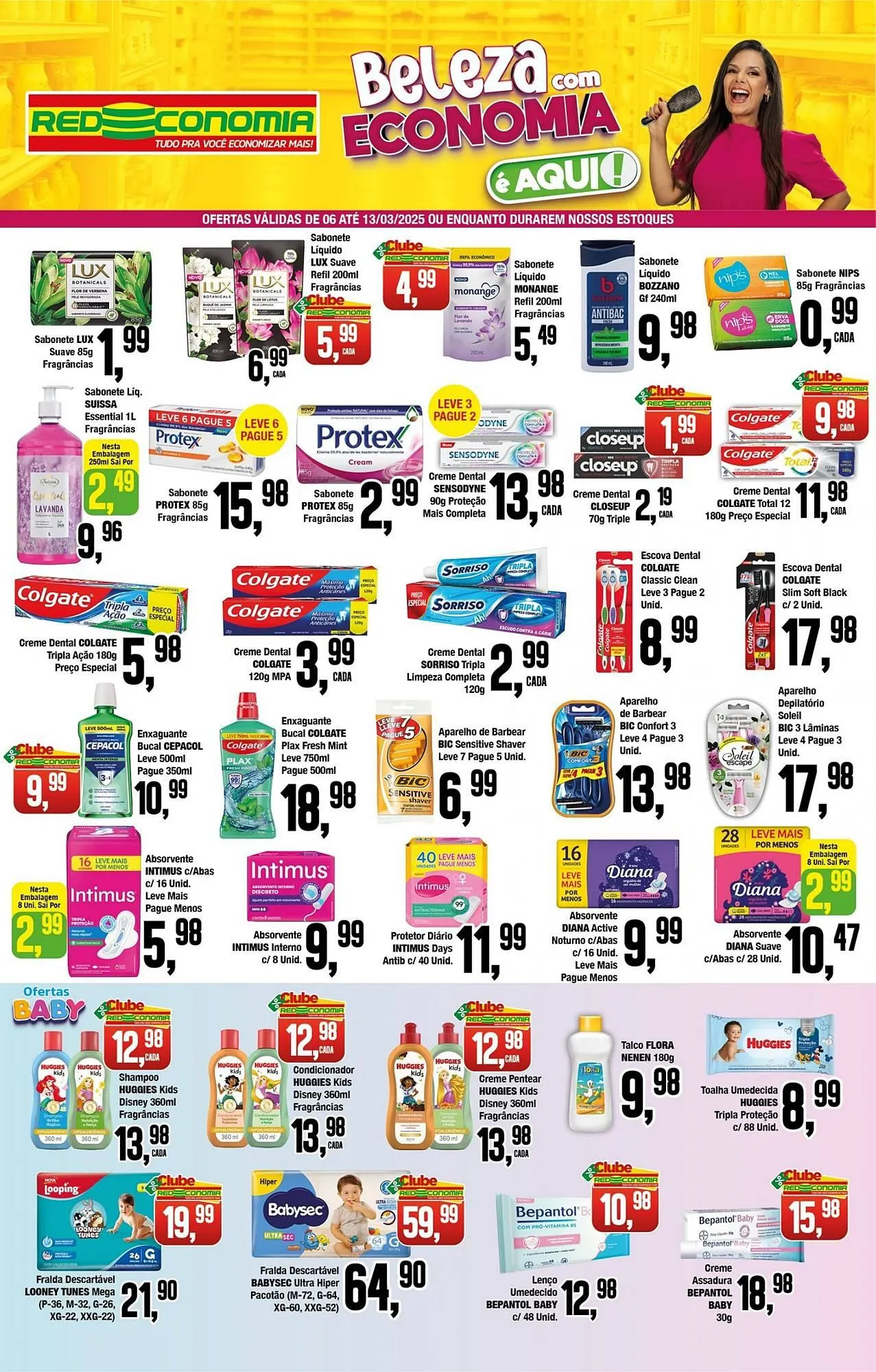 Encarte de Catálogo Rede Economia 6 de março até 13 de março 2025 - Pagina 1