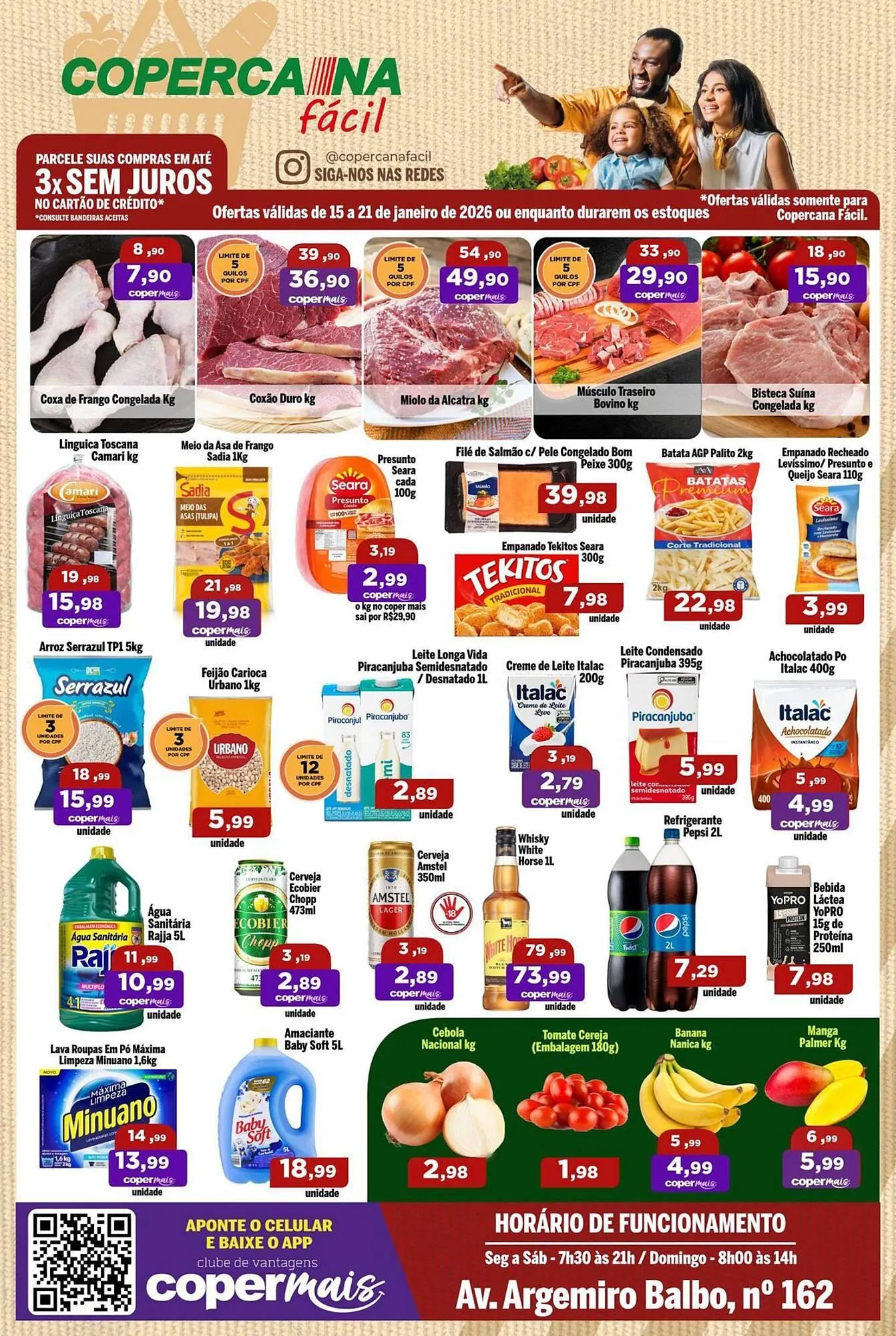 Encarte de Tabloide Copercana 15 de janeiro até 21 de janeiro 2026 - Pagina 1