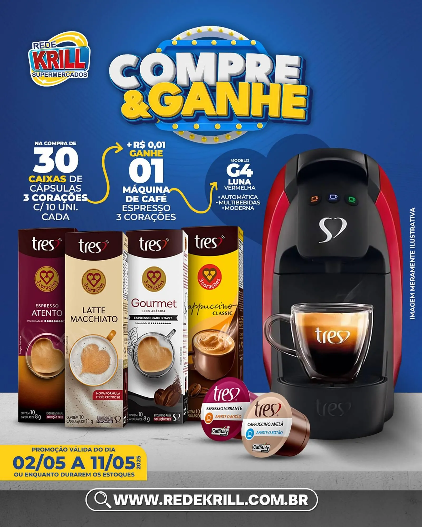Encarte de Catálogo Rede Krill 2 de maio até 11 de maio 2025 - Pagina 1