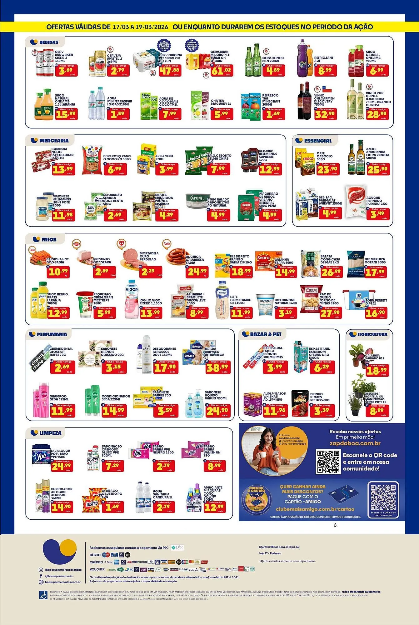 Encarte de Tabloide Boa Supermercados 17 de março até 19 de março 2026 - Pagina 2