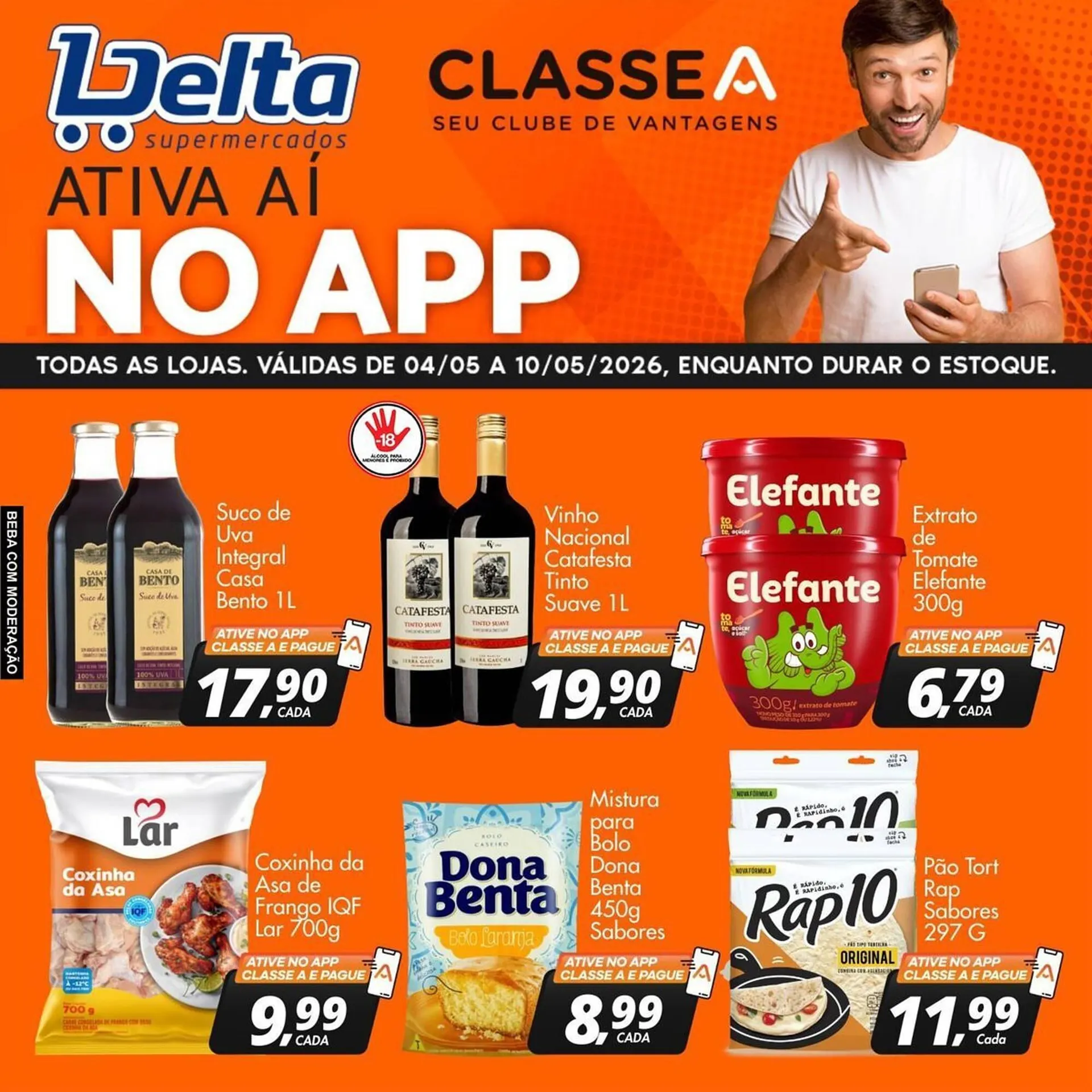 Encarte de Catálogo Delta Supermercados 4 de maio até 10 de maio 2026 - Pagina 1