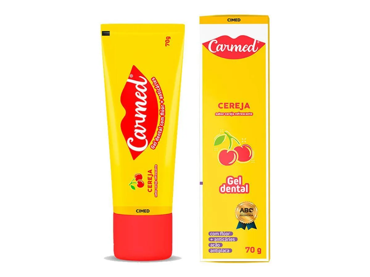 Gel Dental Carmed Cereja 70g