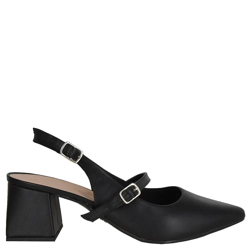 SAPATO SALTO QUADRADO MEDIO CHANEL BONECA DI SANTINNI