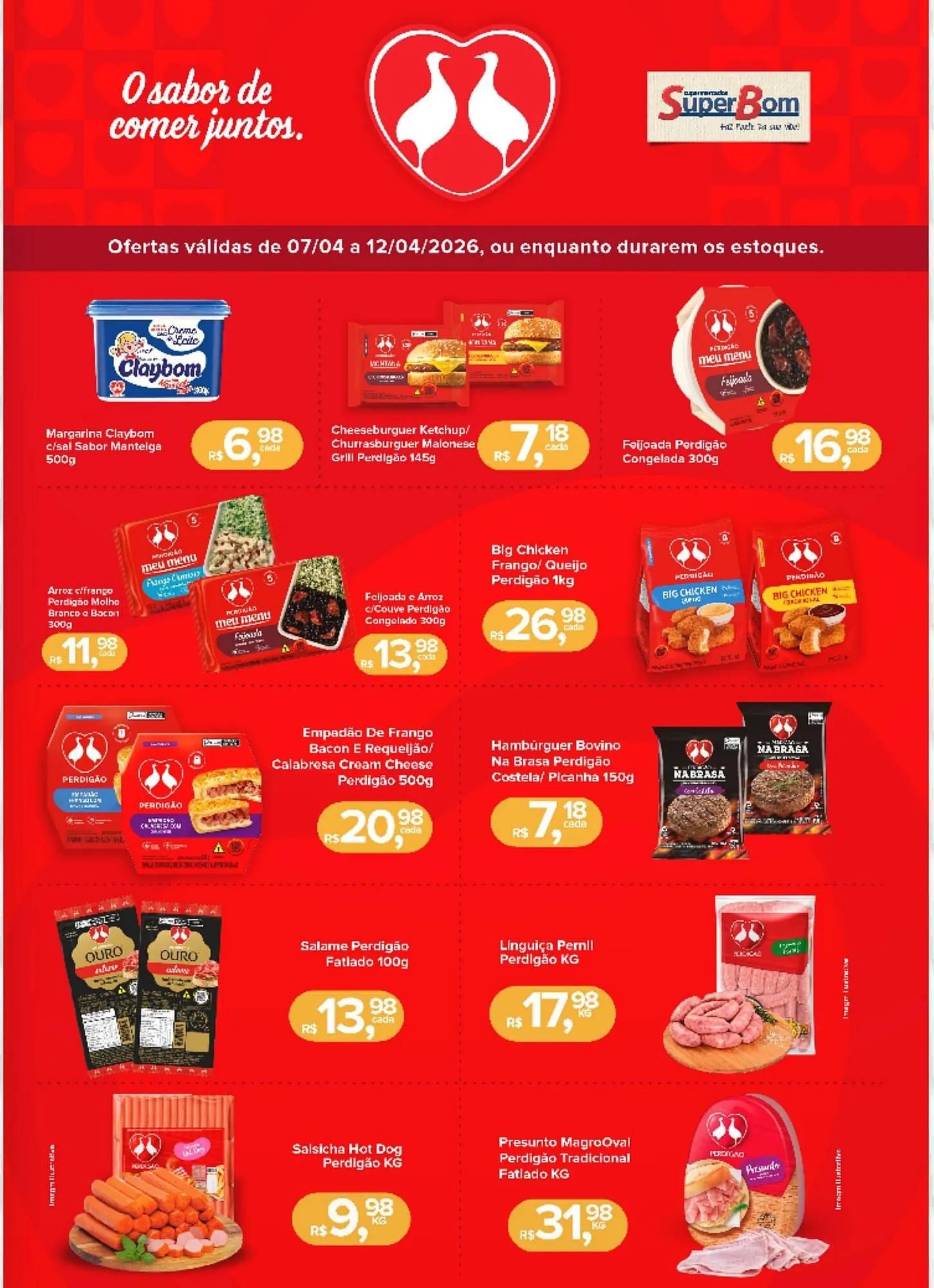 Encarte de Encarte Super Bom 8 de abril até 12 de abril 2026 - Pagina 1