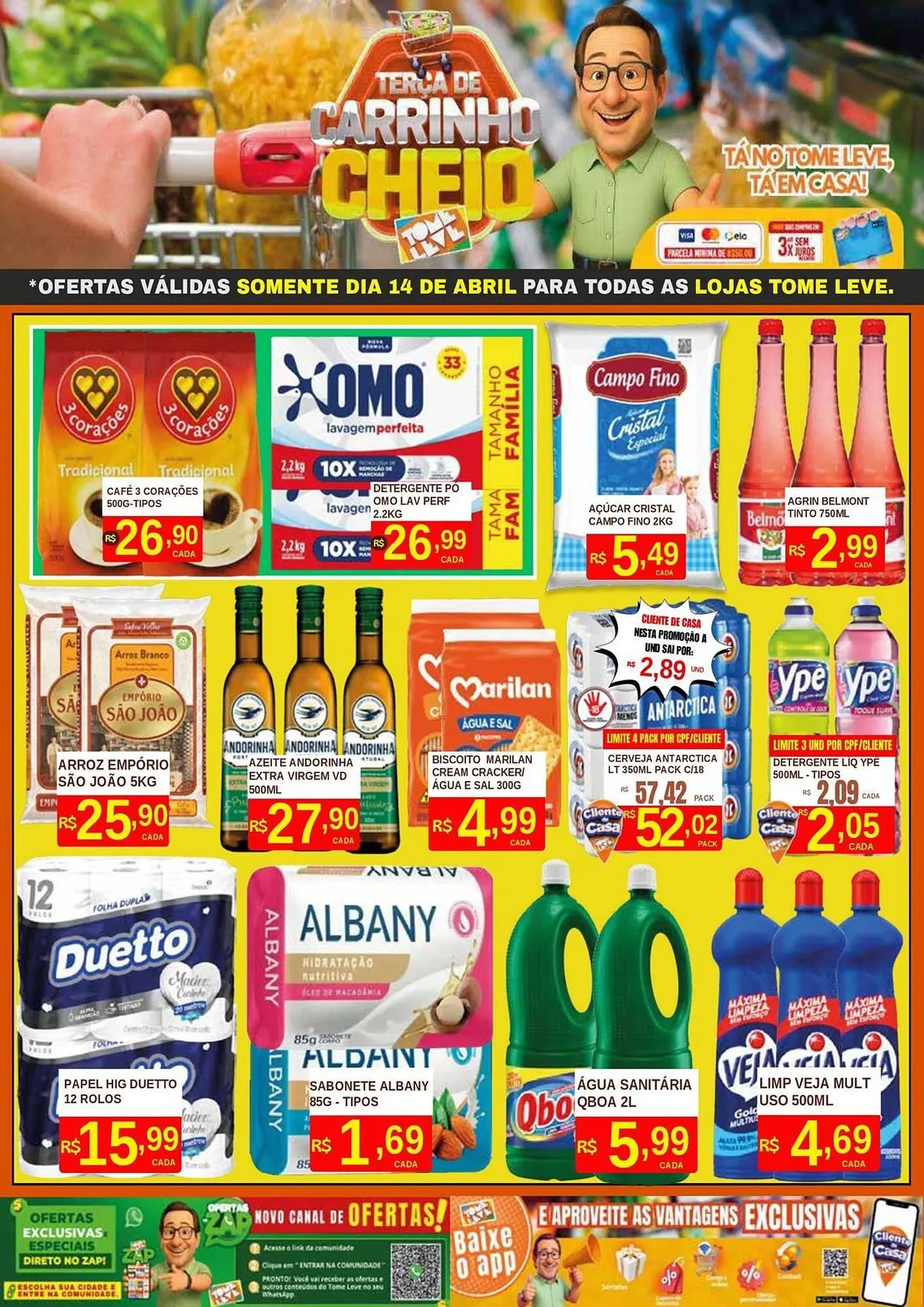 Encarte de Catálogo Tome Leve 14 de abril até 15 de abril 2026 - Pagina 3