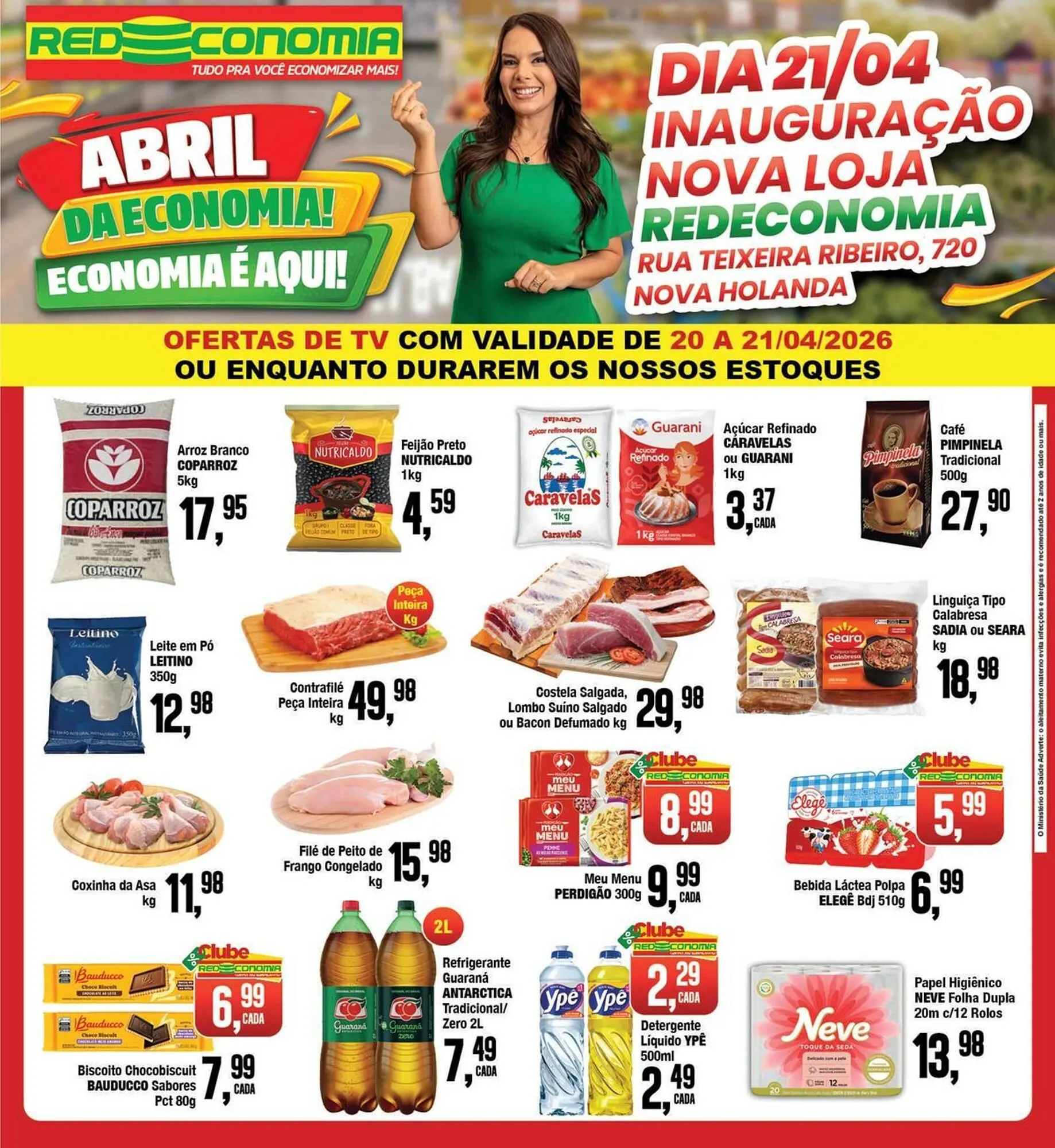 Encarte de Encarte Rede Economia 20 de abril até 21 de abril 2026 - Pagina 1