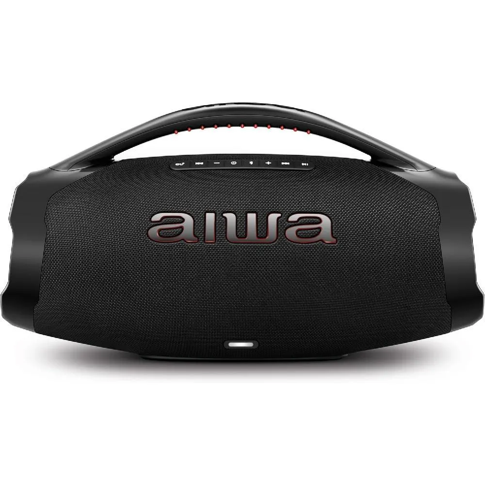 Caixa de Som Aiwa Boombox AWS-BBS-01 Bluetooth Usb 200W Preta