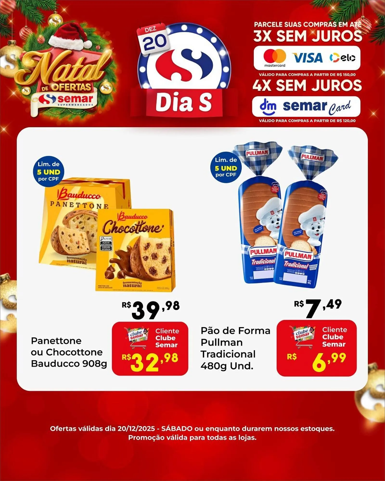 Encarte de Folheto Semar Supermercado 19 de dezembro até 20 de dezembro 2025 - Pagina 5
