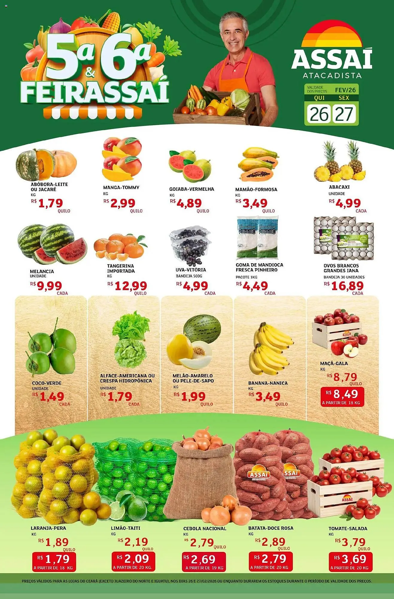 Encarte de Encarte Assaí Atacadista 27 de fevereiro até 27 de fevereiro 2026 - Pagina 1