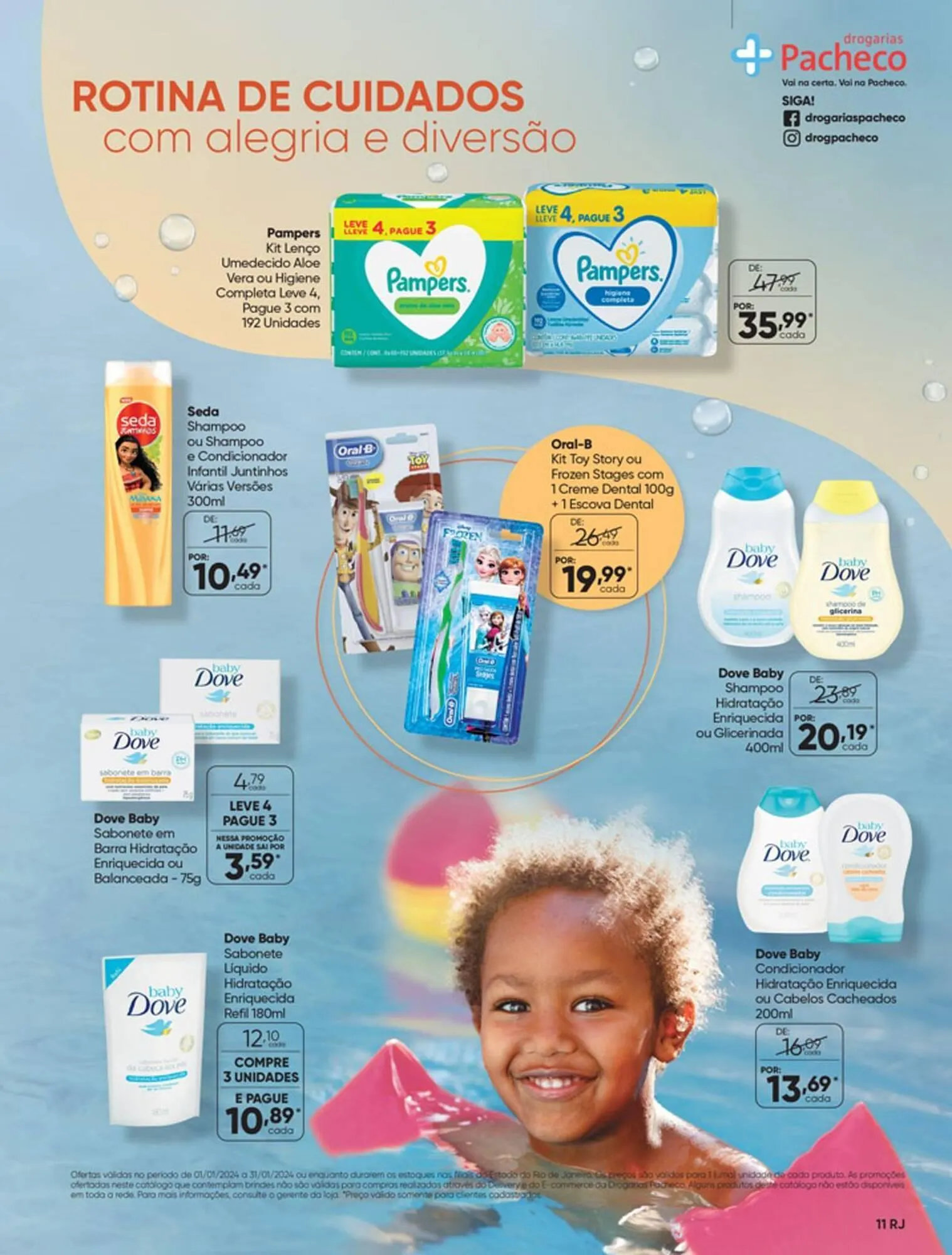 Encarte de Catálogo Drogarias Pacheco 3 de janeiro até 31 de janeiro 2024 - Pagina 11