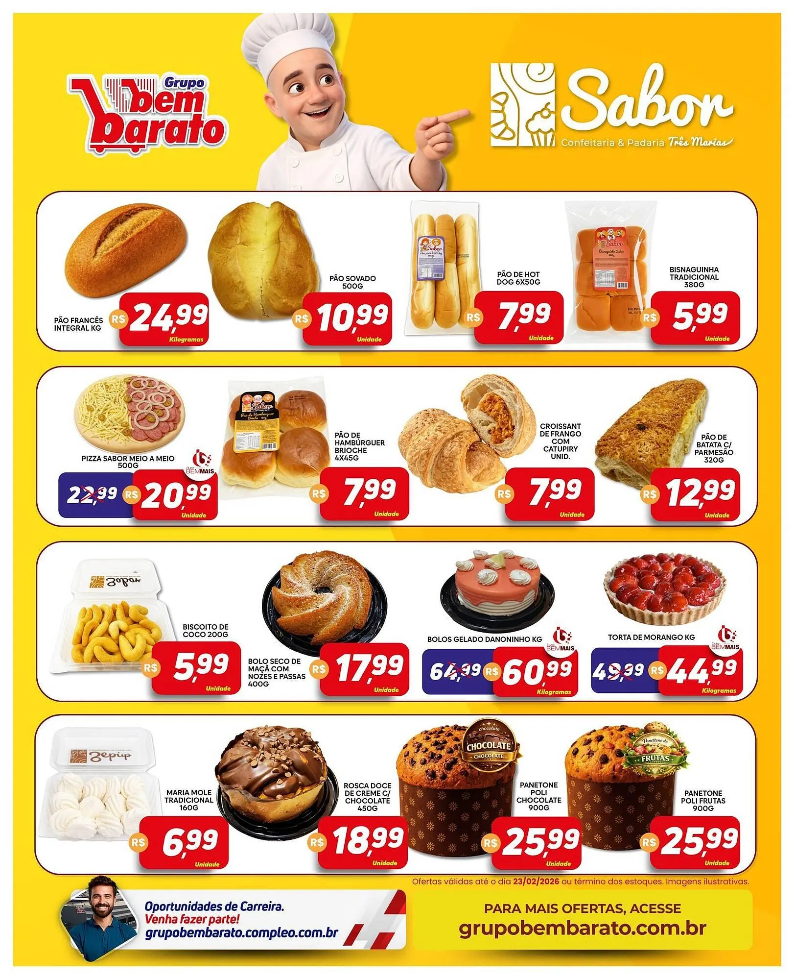 Encarte de Catálogo Supermercado Bem Barato 18 de fevereiro até 23 de fevereiro 2026 - Pagina 4